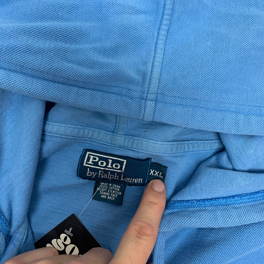 Blue Polo ZipUp Hoodie XXL