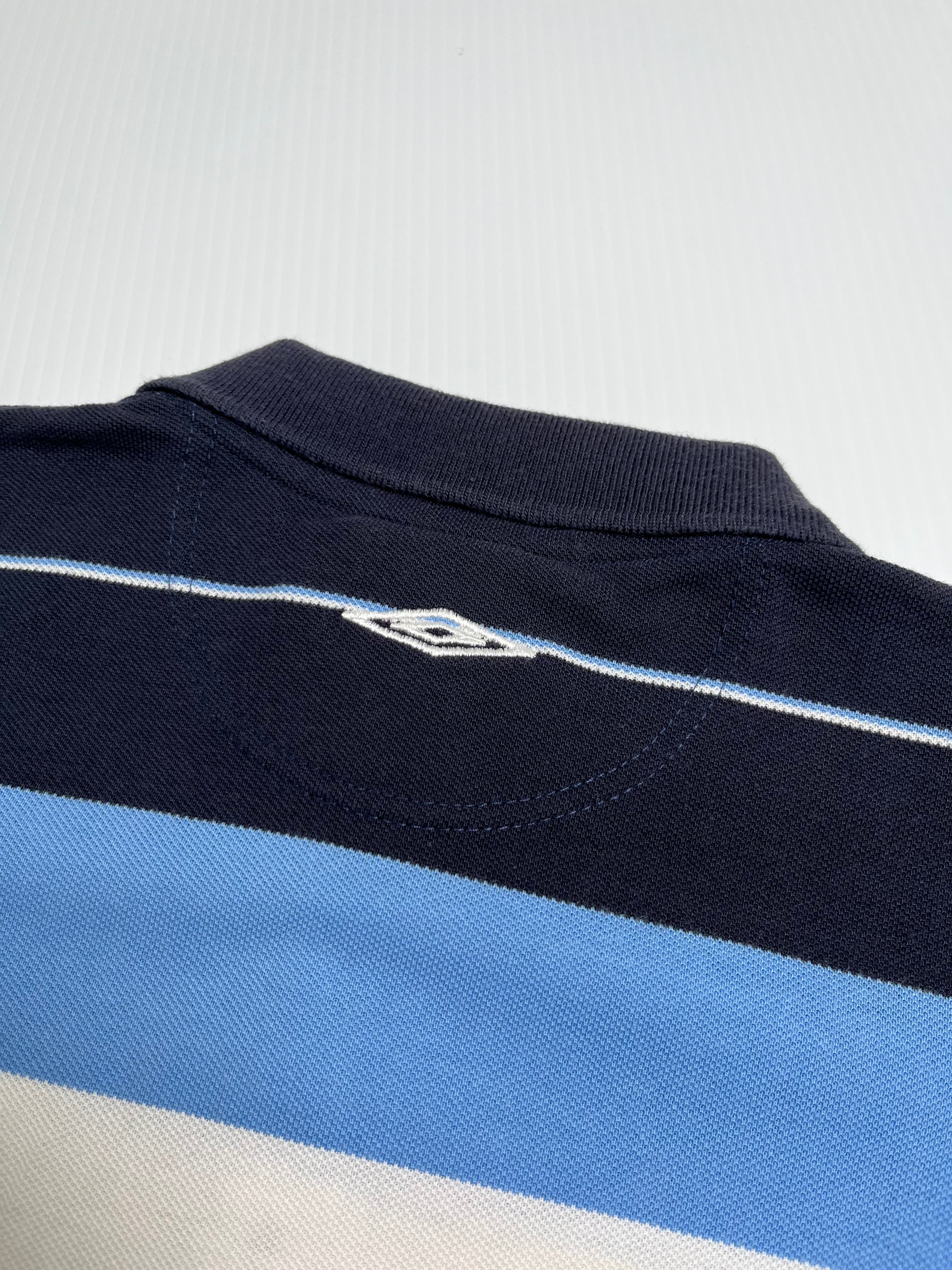 Vintage Umbro England Striped Polo M