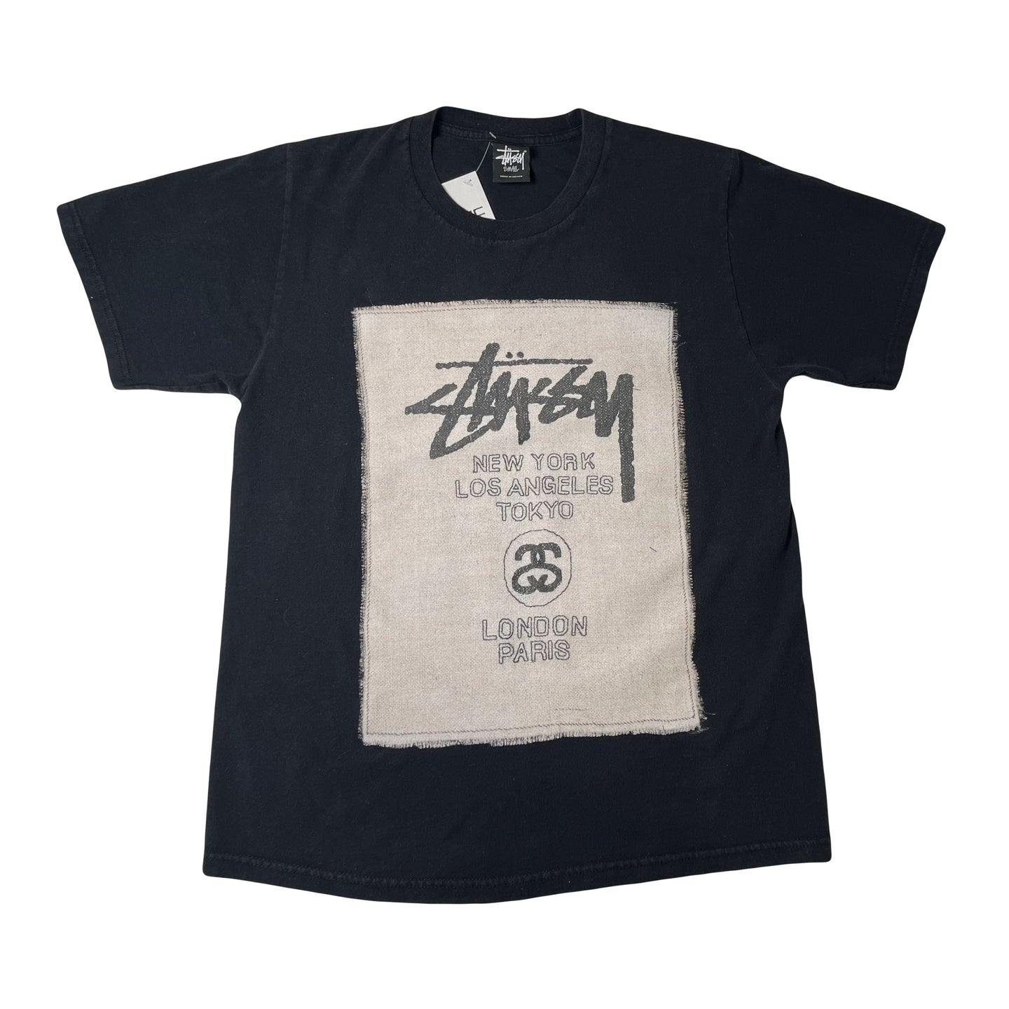 Stussy Canvas Bag Graphic Tee S