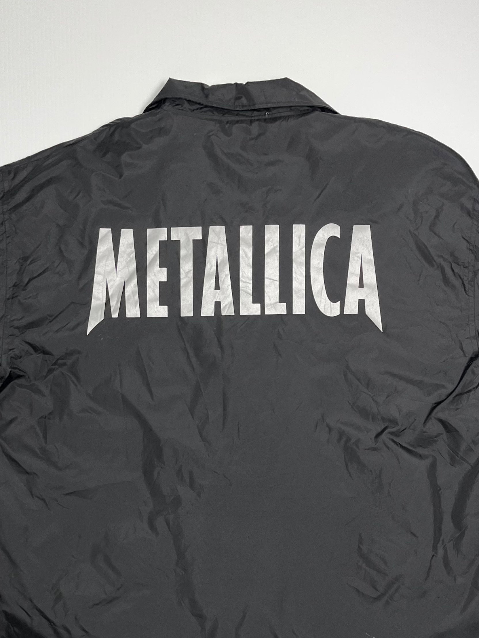 90s Metallica Coach Jacket XL