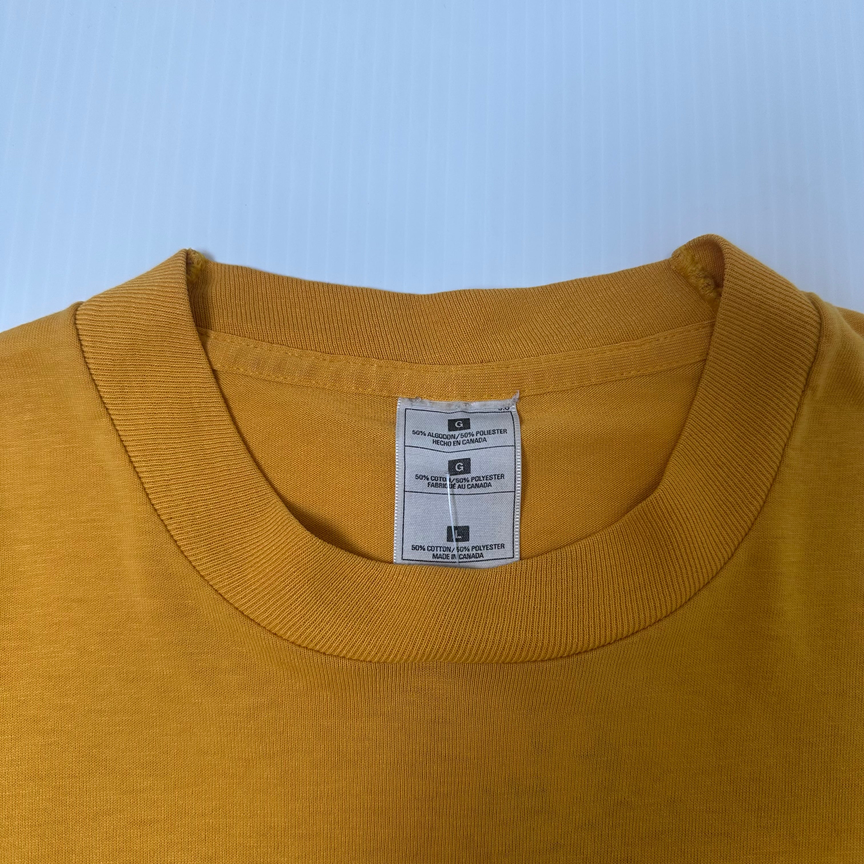 Vintage Zig-Zag Free Burning Graphic Tee L