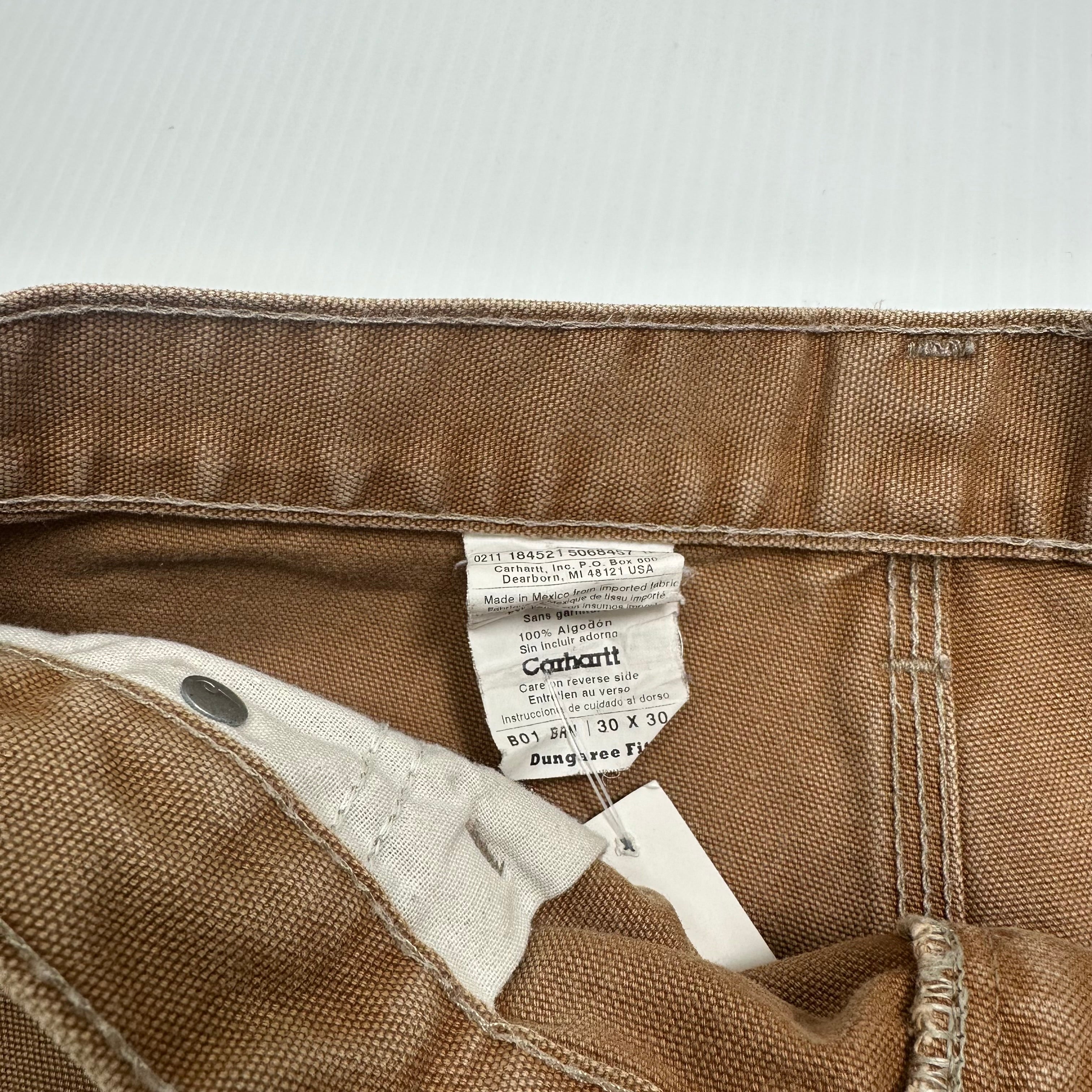 Vintage Carhartt B01 Double Knee Denim 30