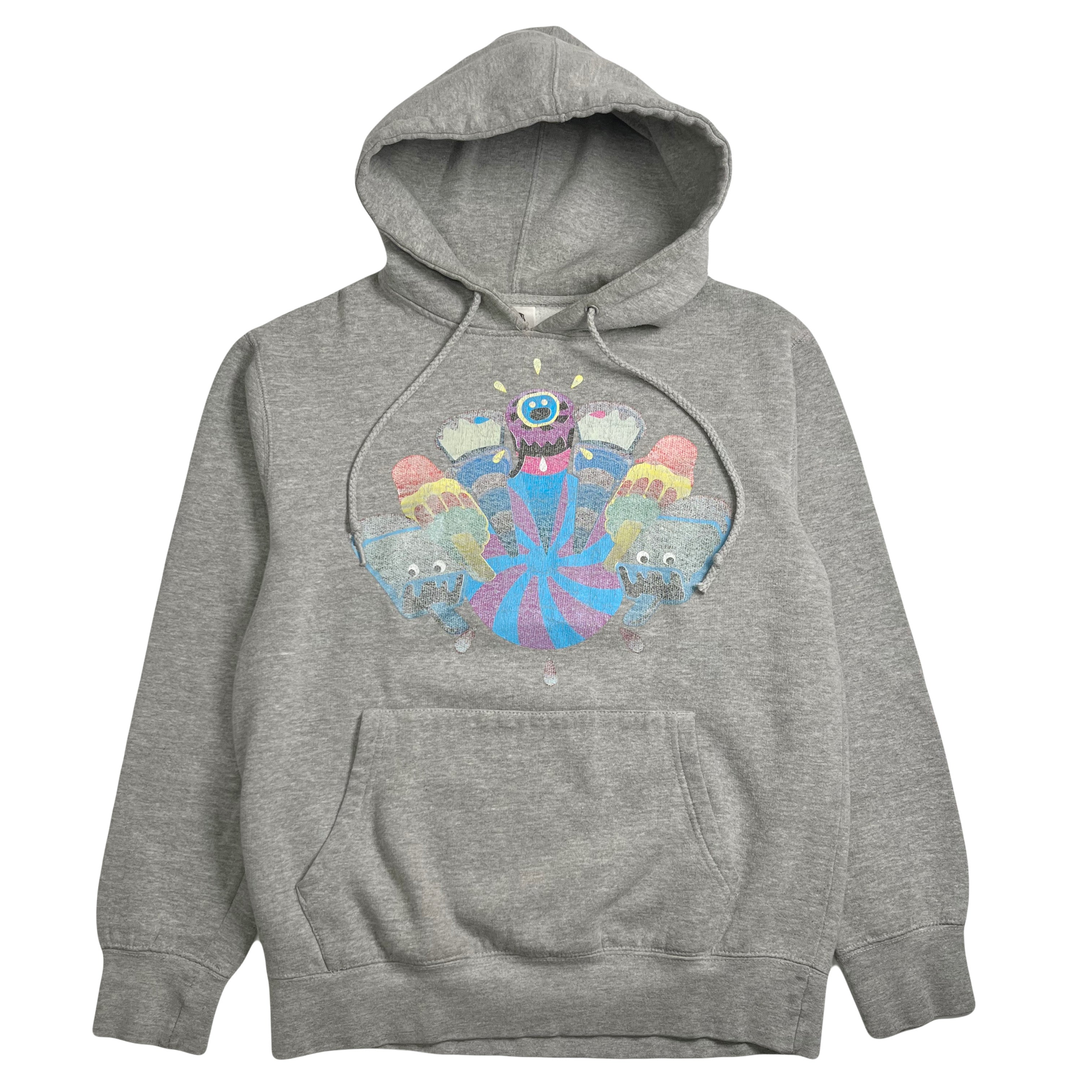Y2K Ice Cream Characters Graphic Hoodie S