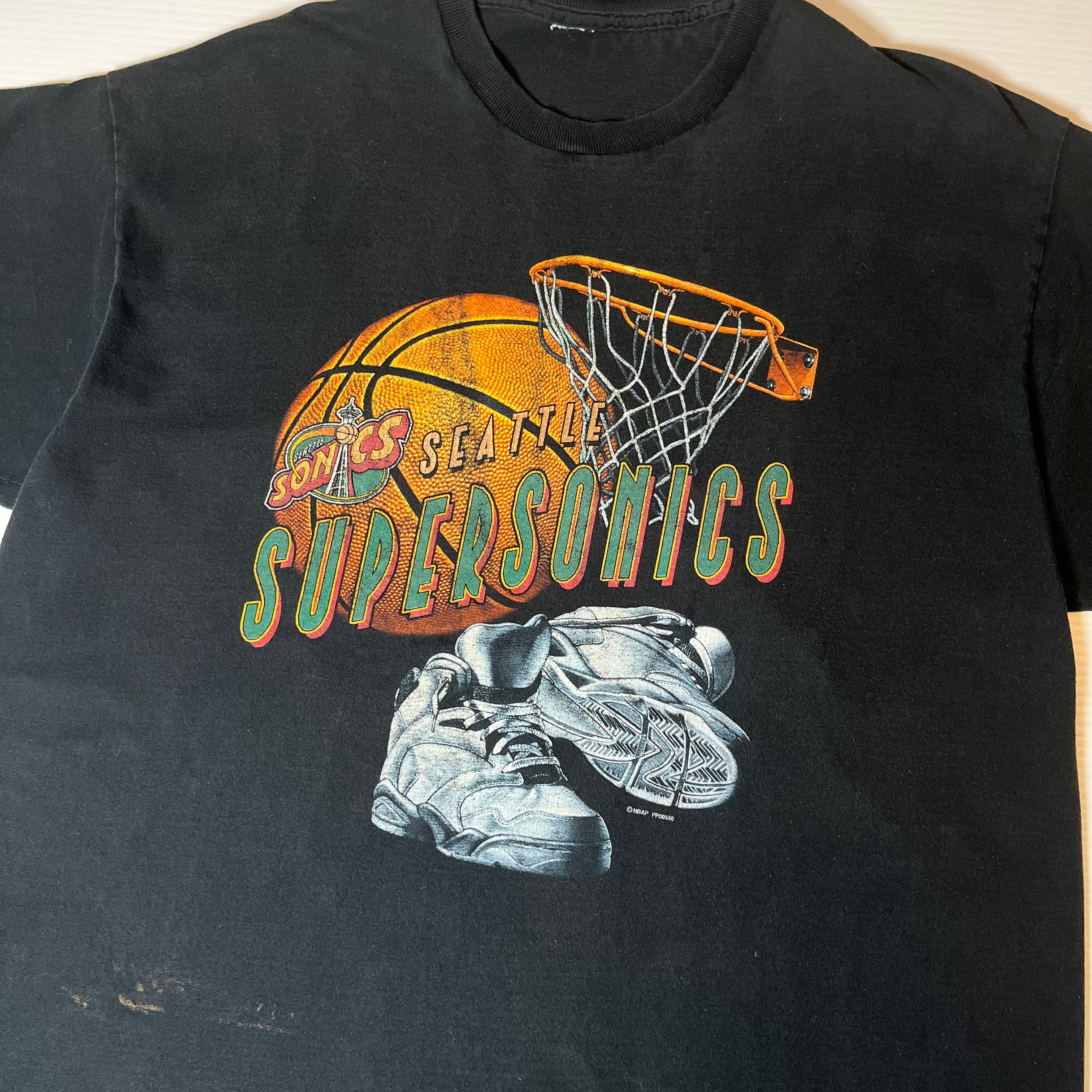 90s Seattle Supersonics NBA Graphic Tee XL