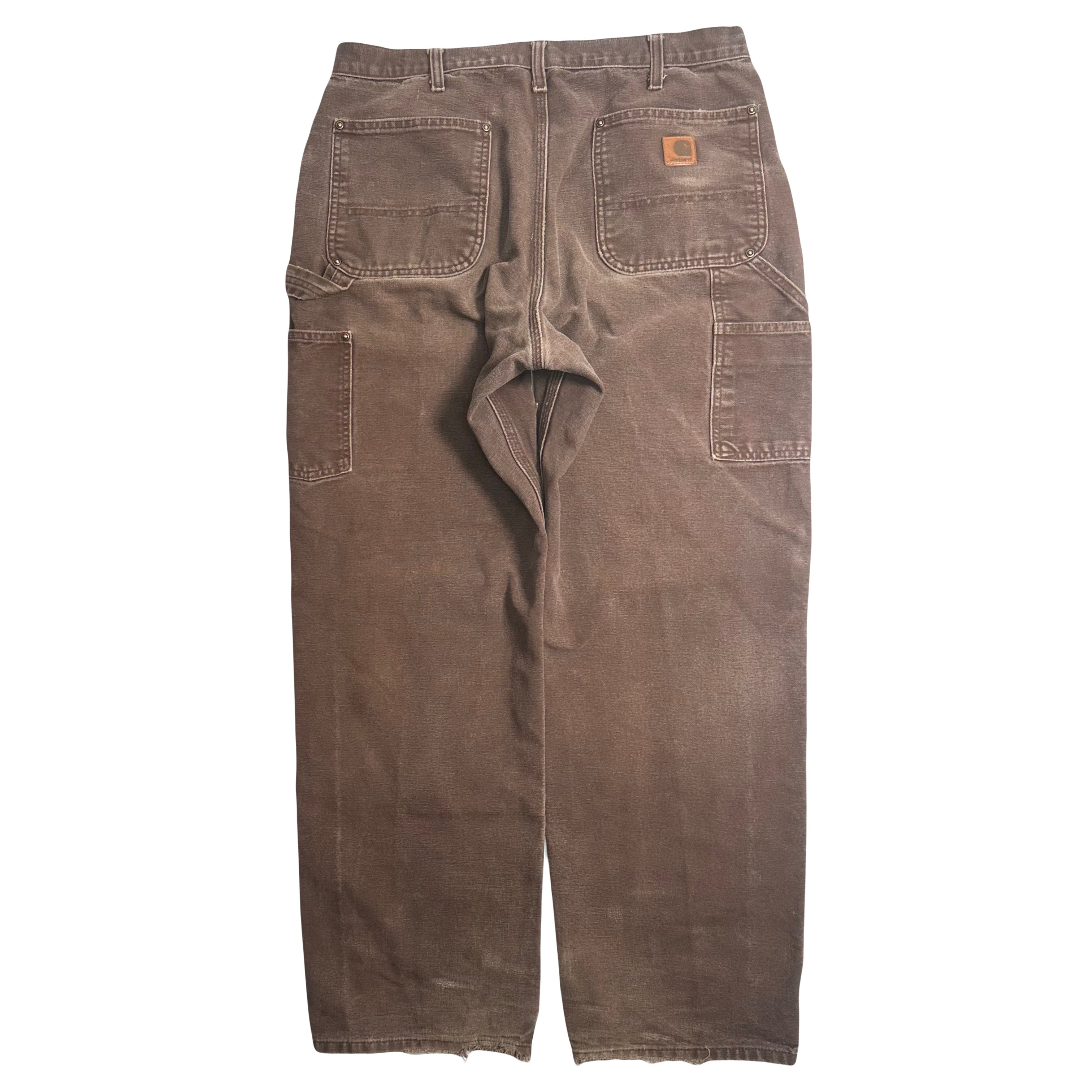 Vintage Carhartt Faded Double Knee Denim 8481 33