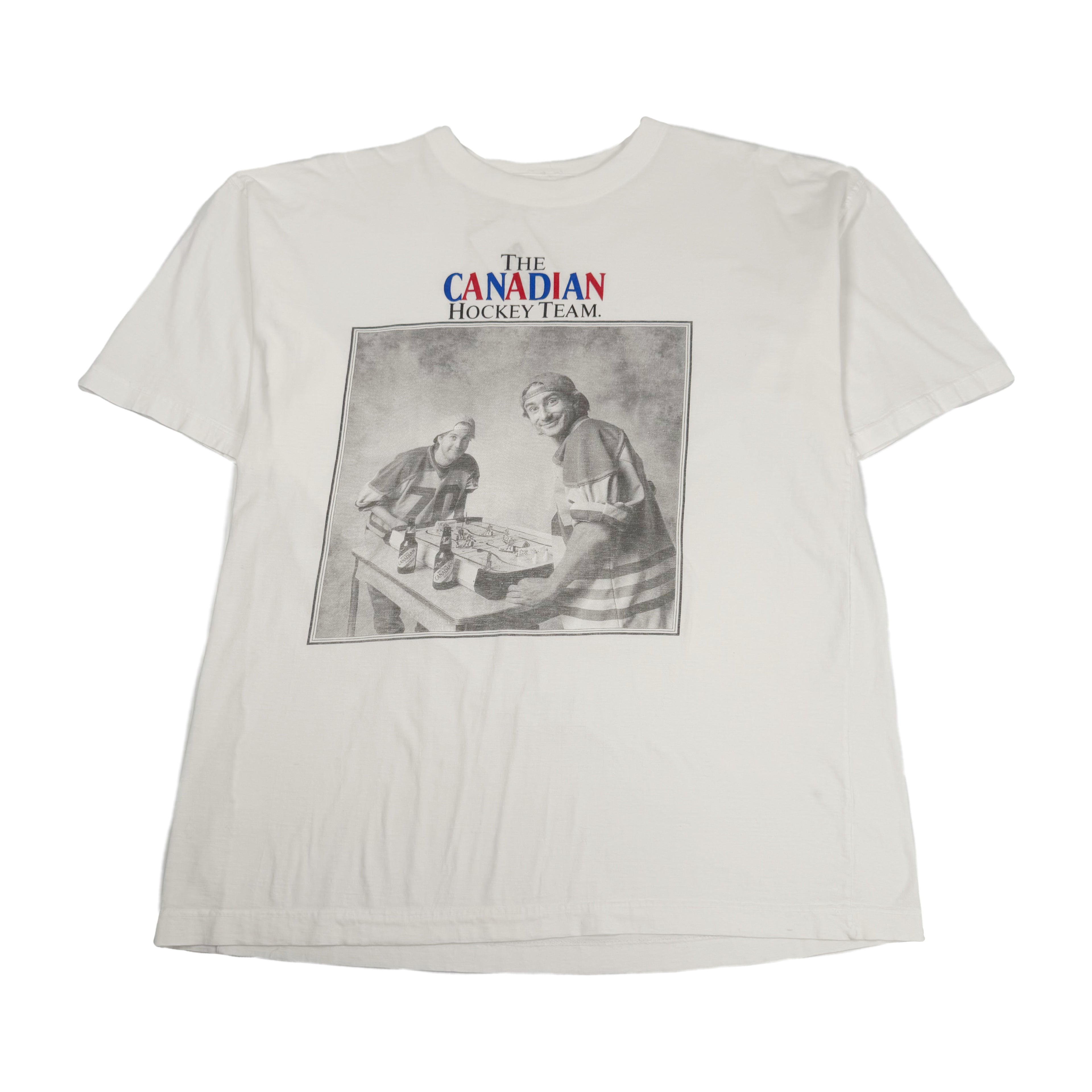 Vintage The Molson Canadian Hockey Team Tee L