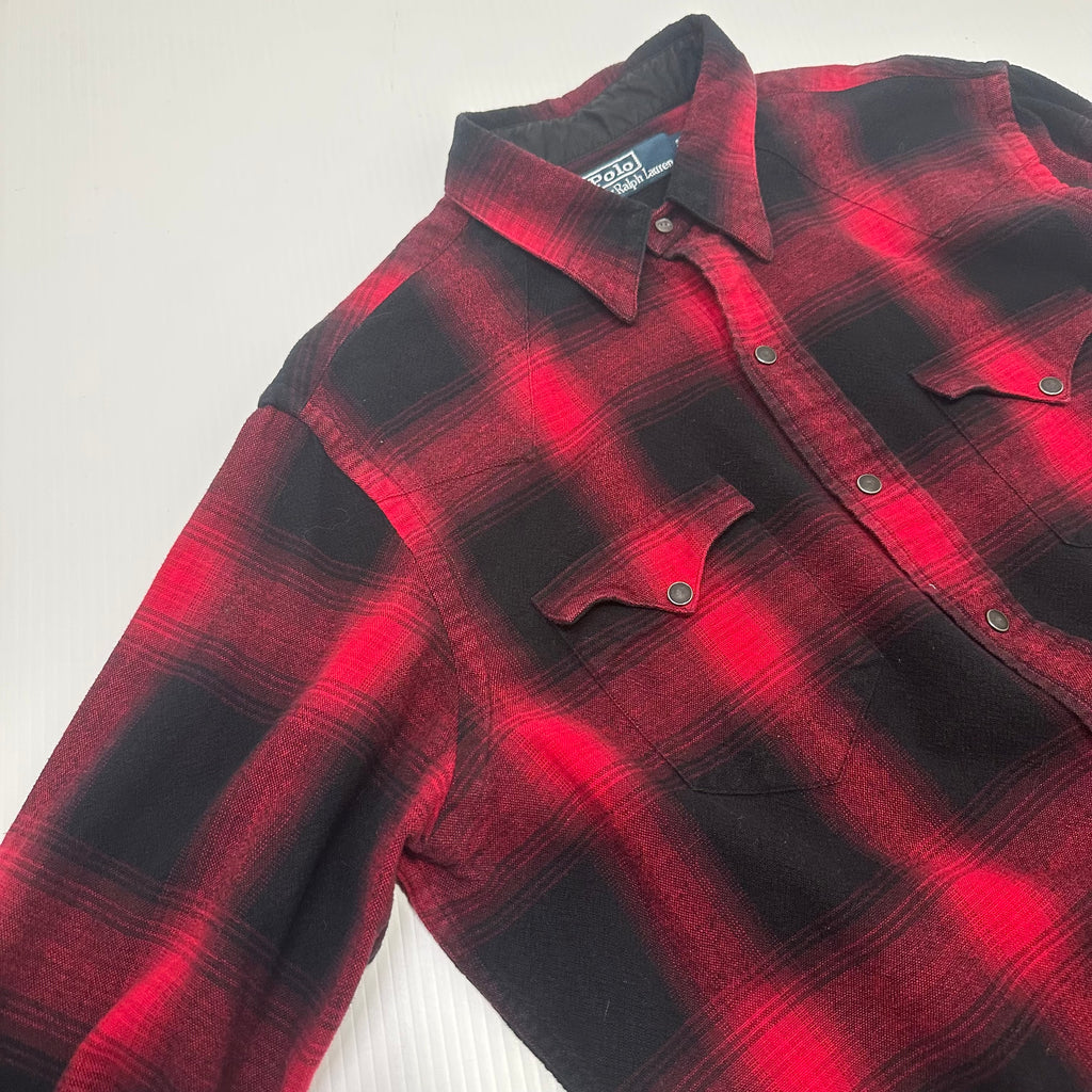 Vintage Polo Ralph Lauren Plaid Button Up Shirt L