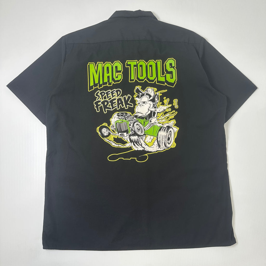 Dickies Mac Tools Speed Freak Mechanic Shirt XL