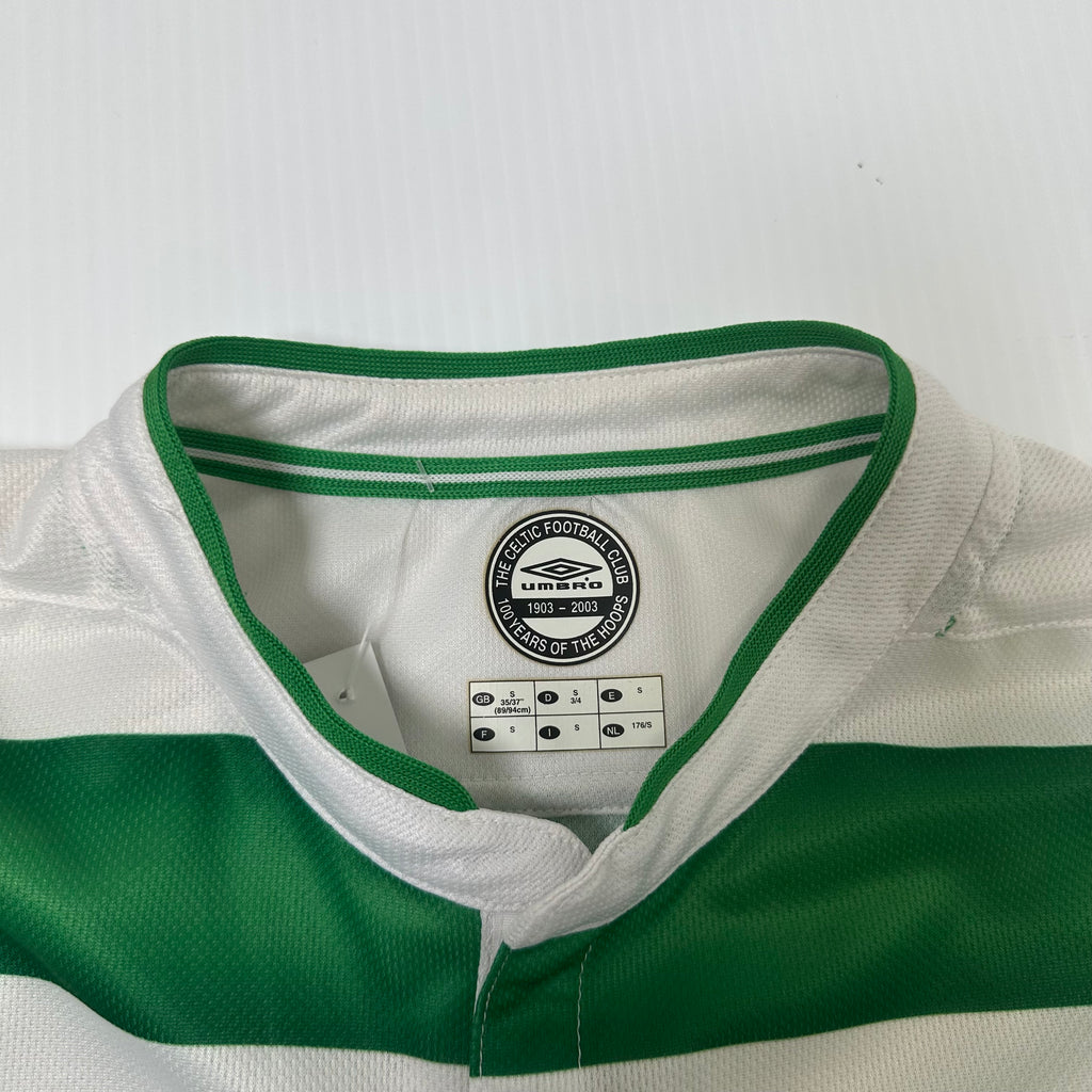 2003-04 Umbro Celtic FC #21 Home Kit S