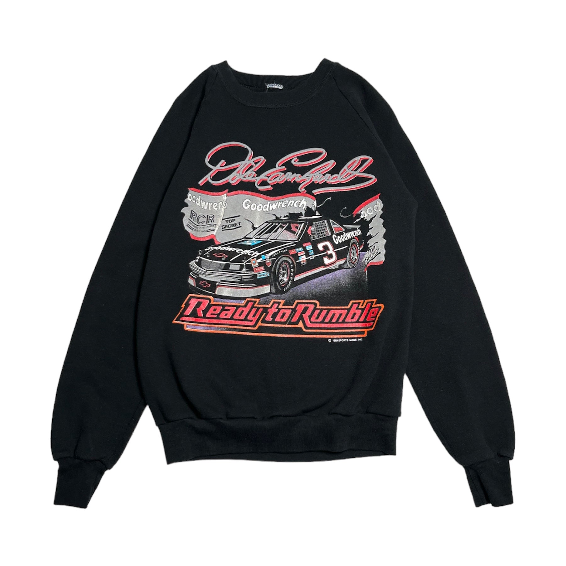 1989 Dale Earnhardt Ready To Rumble Crewneck M