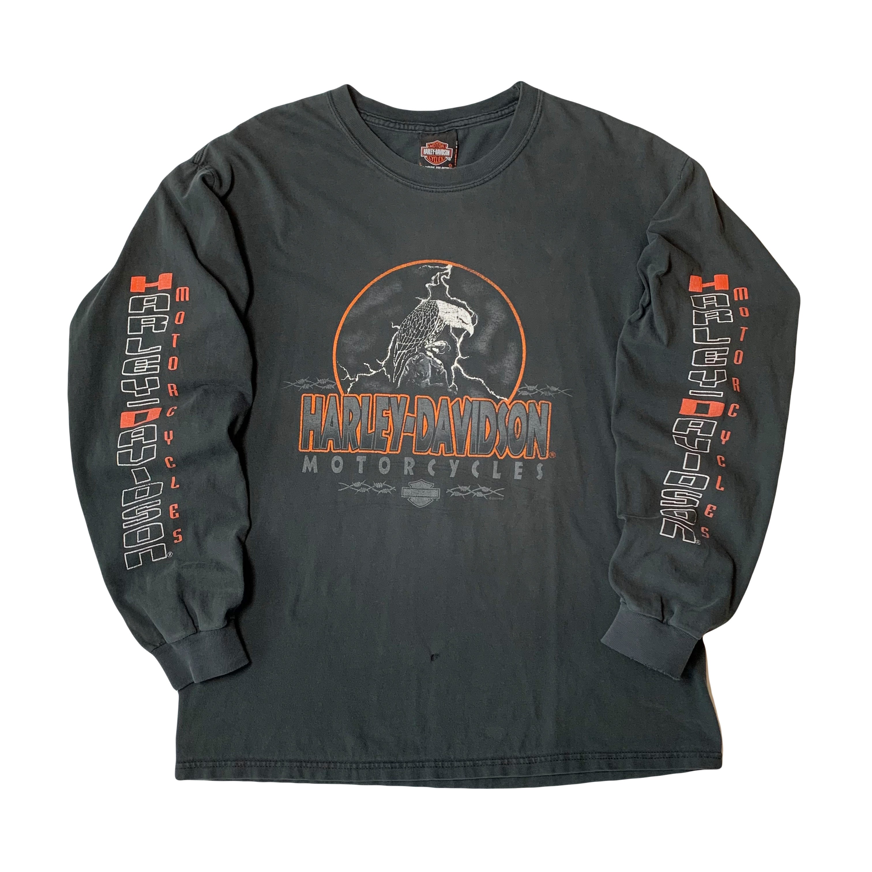 Vintage Harley Davidson Toronto Faded Longsleeve Shirt L