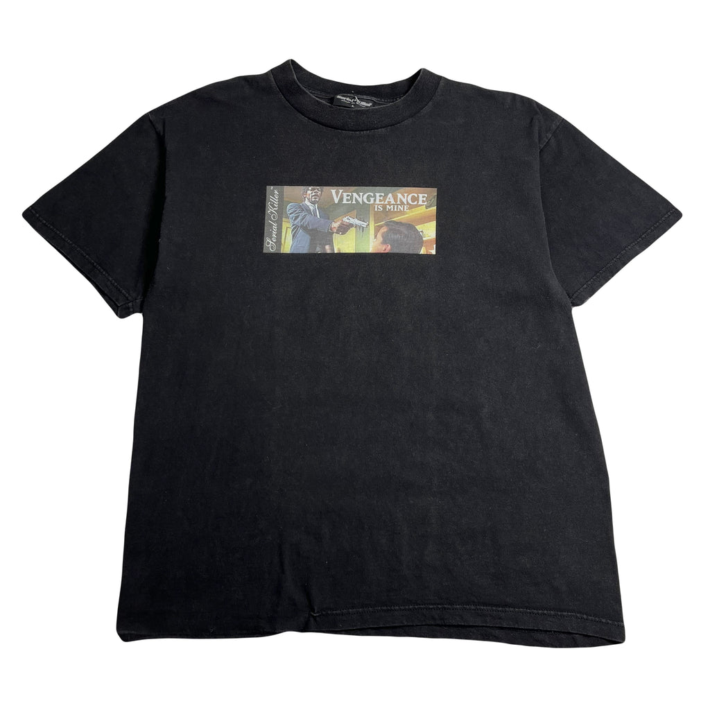 Vintage Serial Killer Pulp Fiction Vengeance Is Mine Tee L