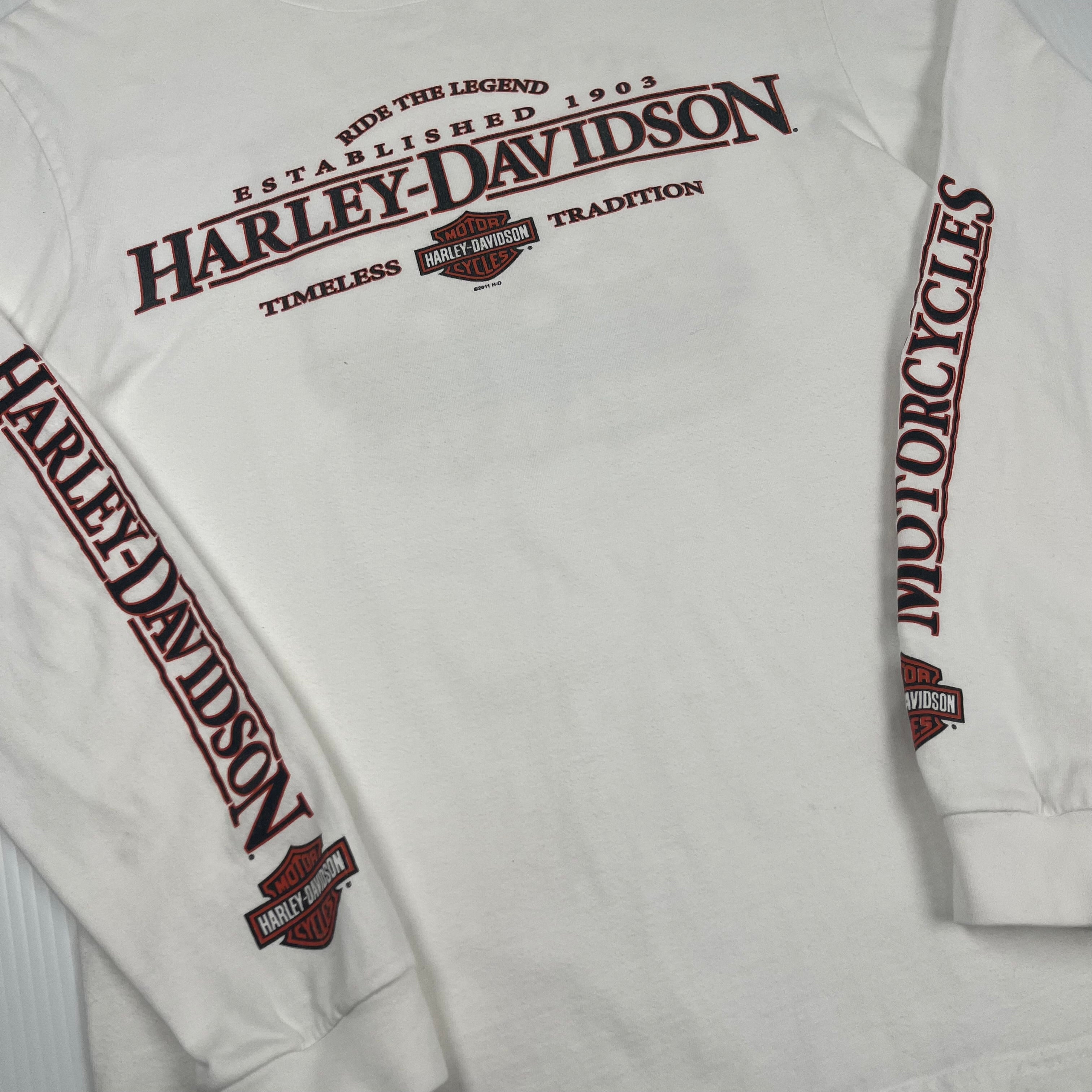 Harley Davidson Calgary Alberta Longsleeve Shirt M