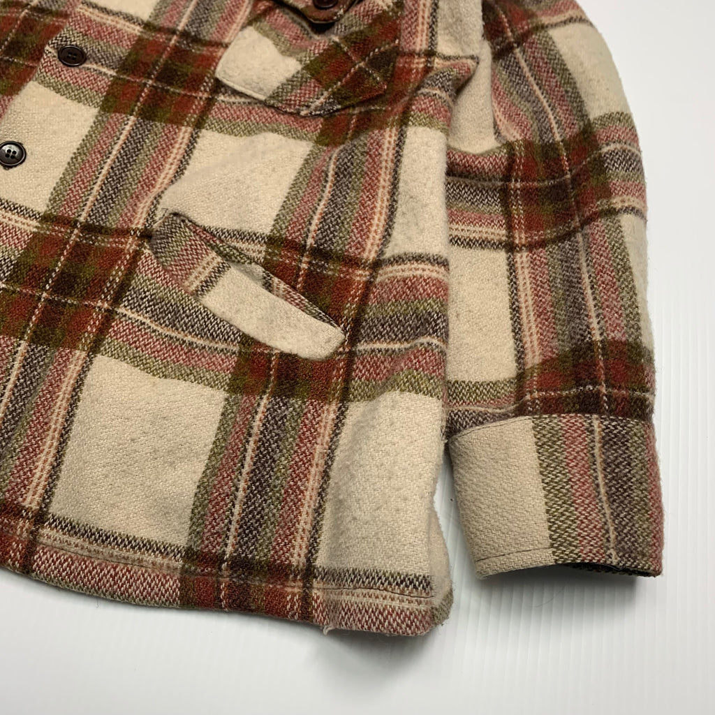 Vintage Brown Wool Shacket XL