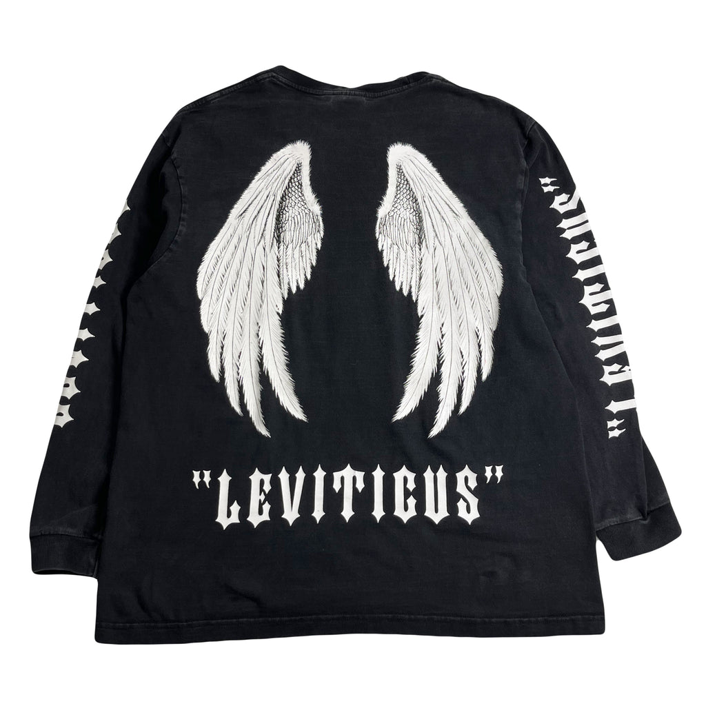 Y2K Suriel Leviticus Wings Graphic Longsleeve Shirt XL