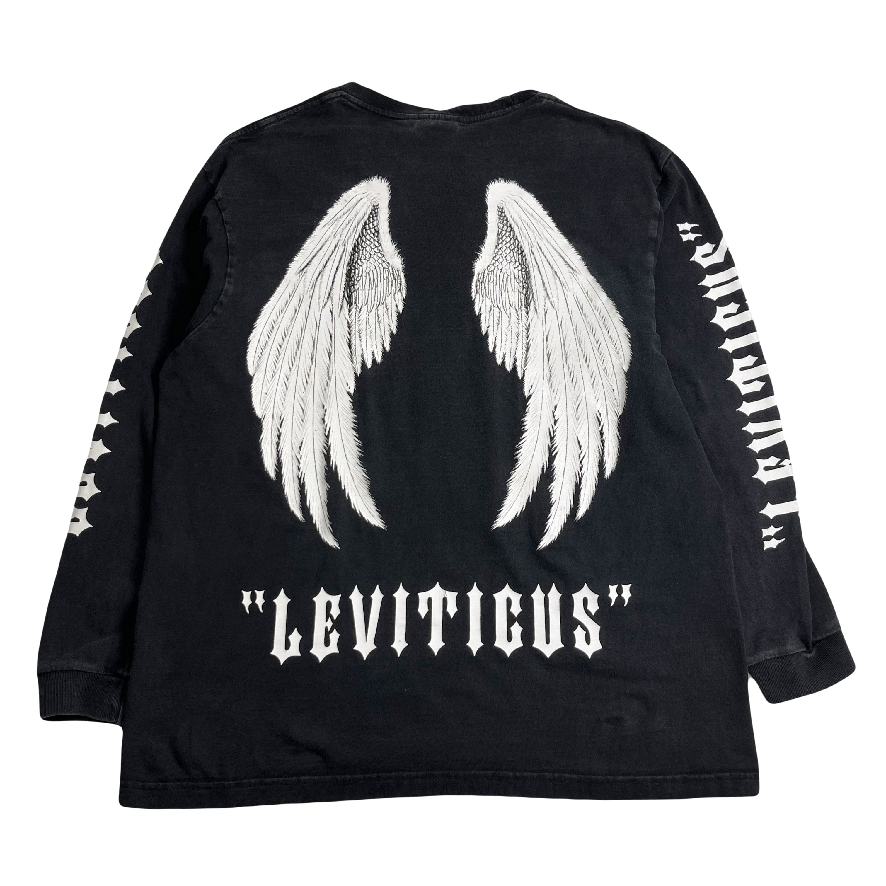 Y2K Suriel Leviticus Wings Graphic Longsleeve Shirt XL