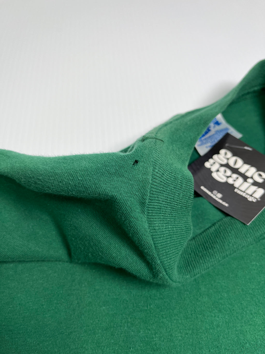 90s Hanes Blank Green Faded Tee XXL