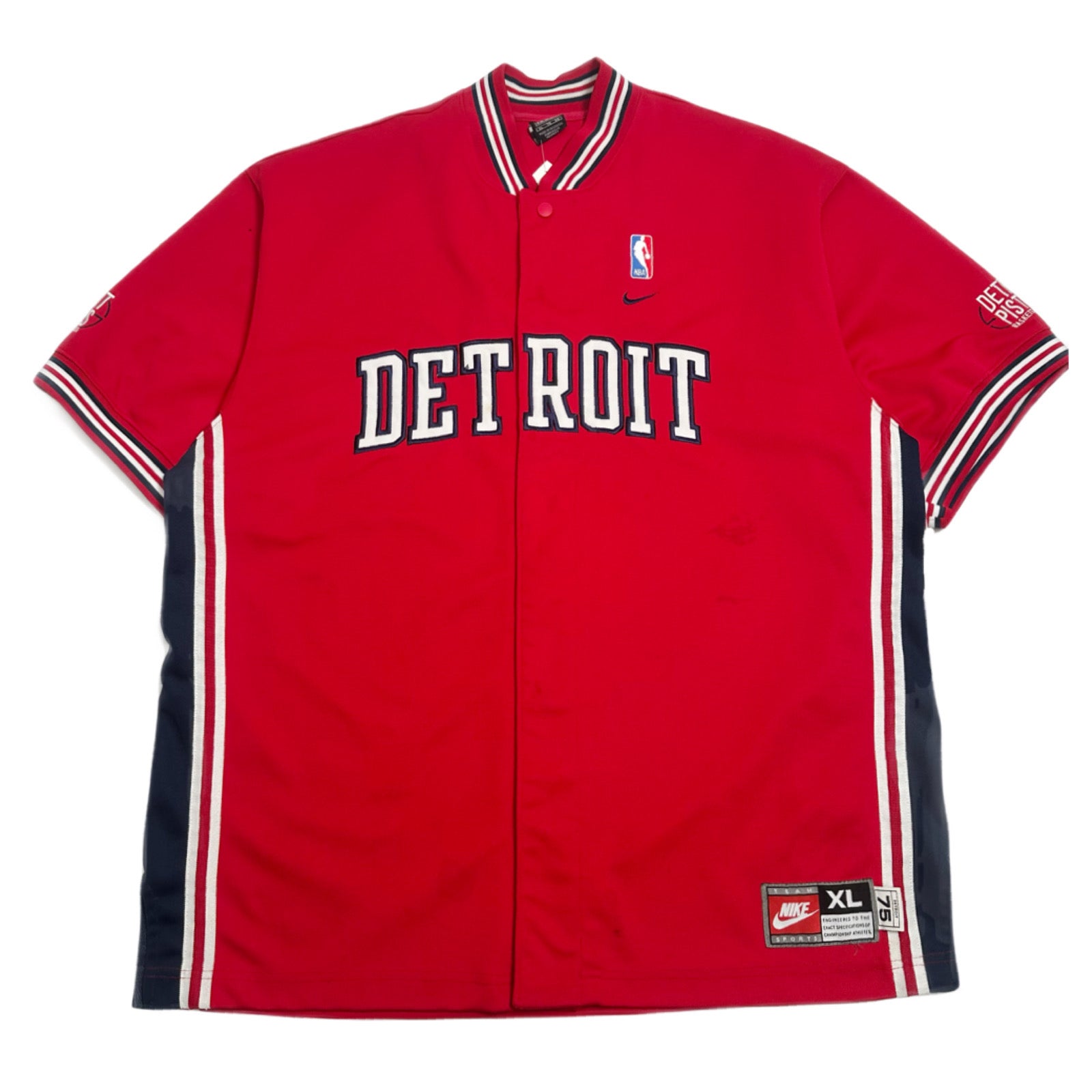 Vintage Nike Detroit Pistons Warm-Up Jersey XL