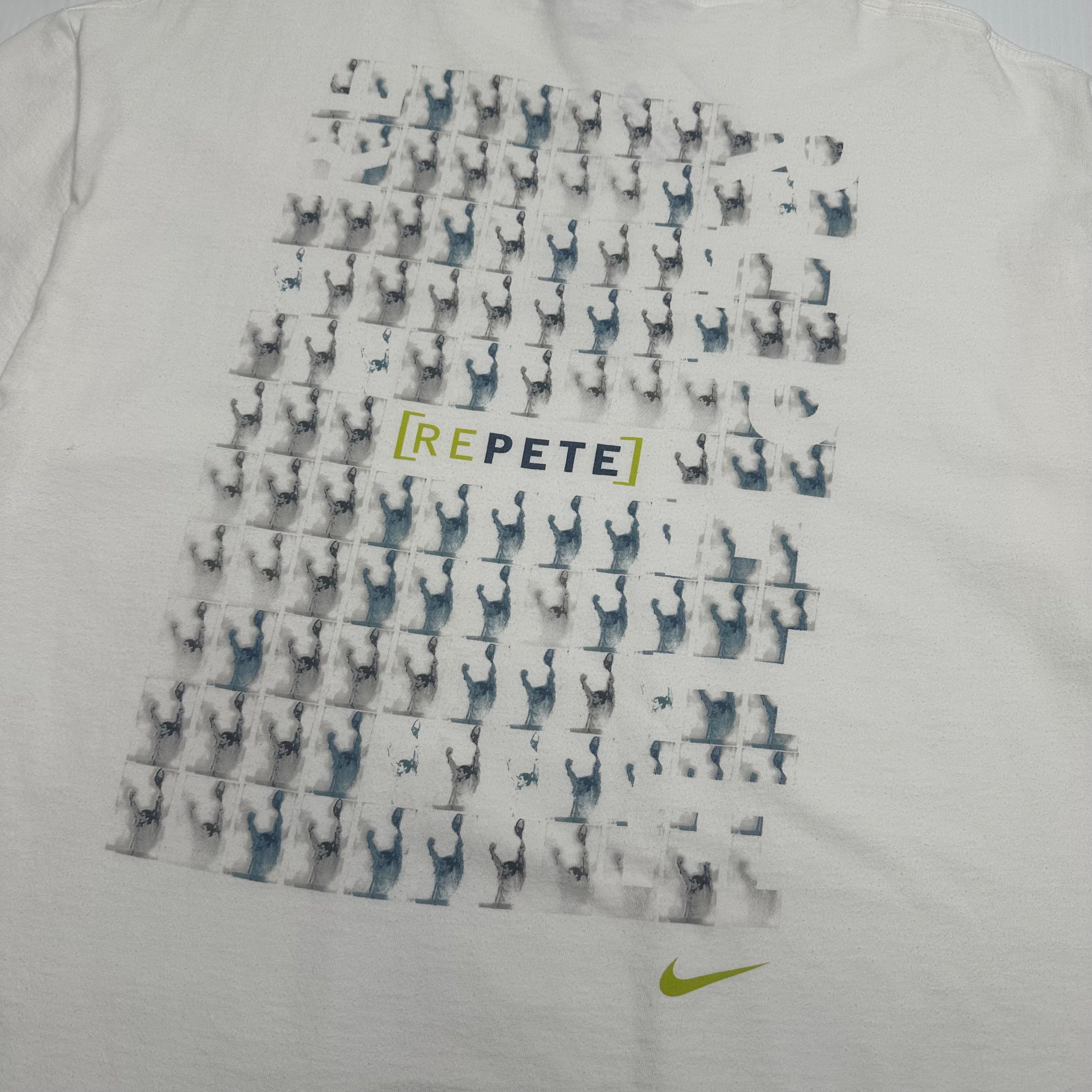 90s Nike Tennis Pete Sampras Graphic Tee L