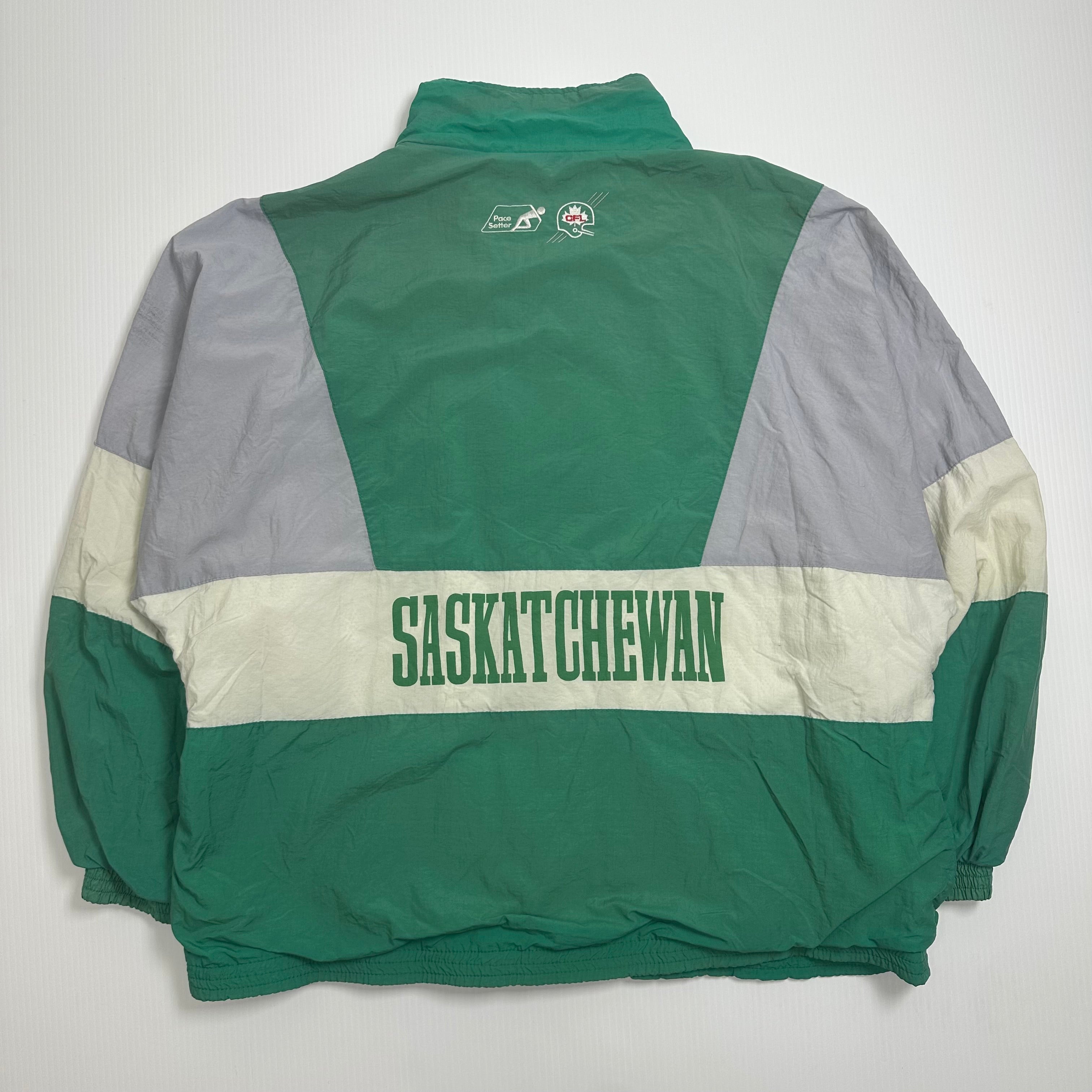 Vintage CFL Saskatchewan Roughriders Light Jacket XL