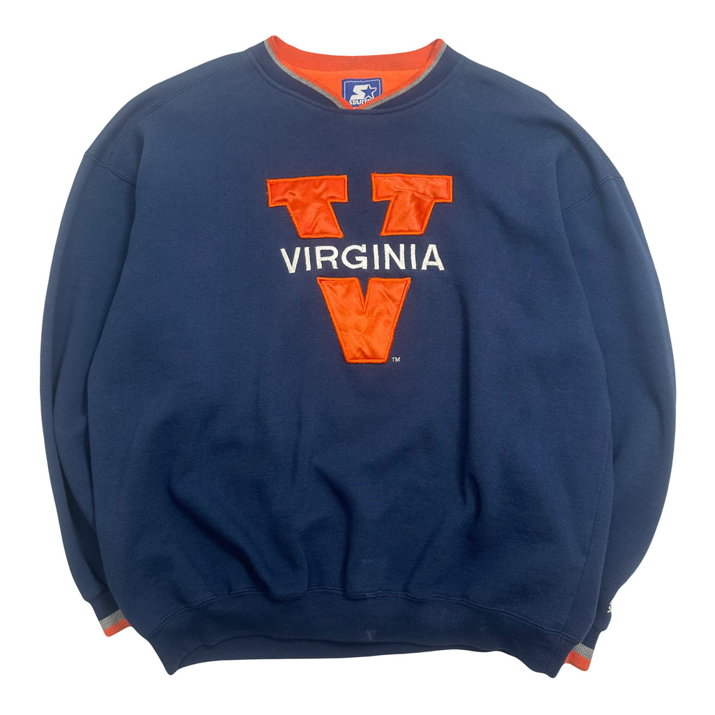 Vintage Starter University of Virginia Crewneck XL