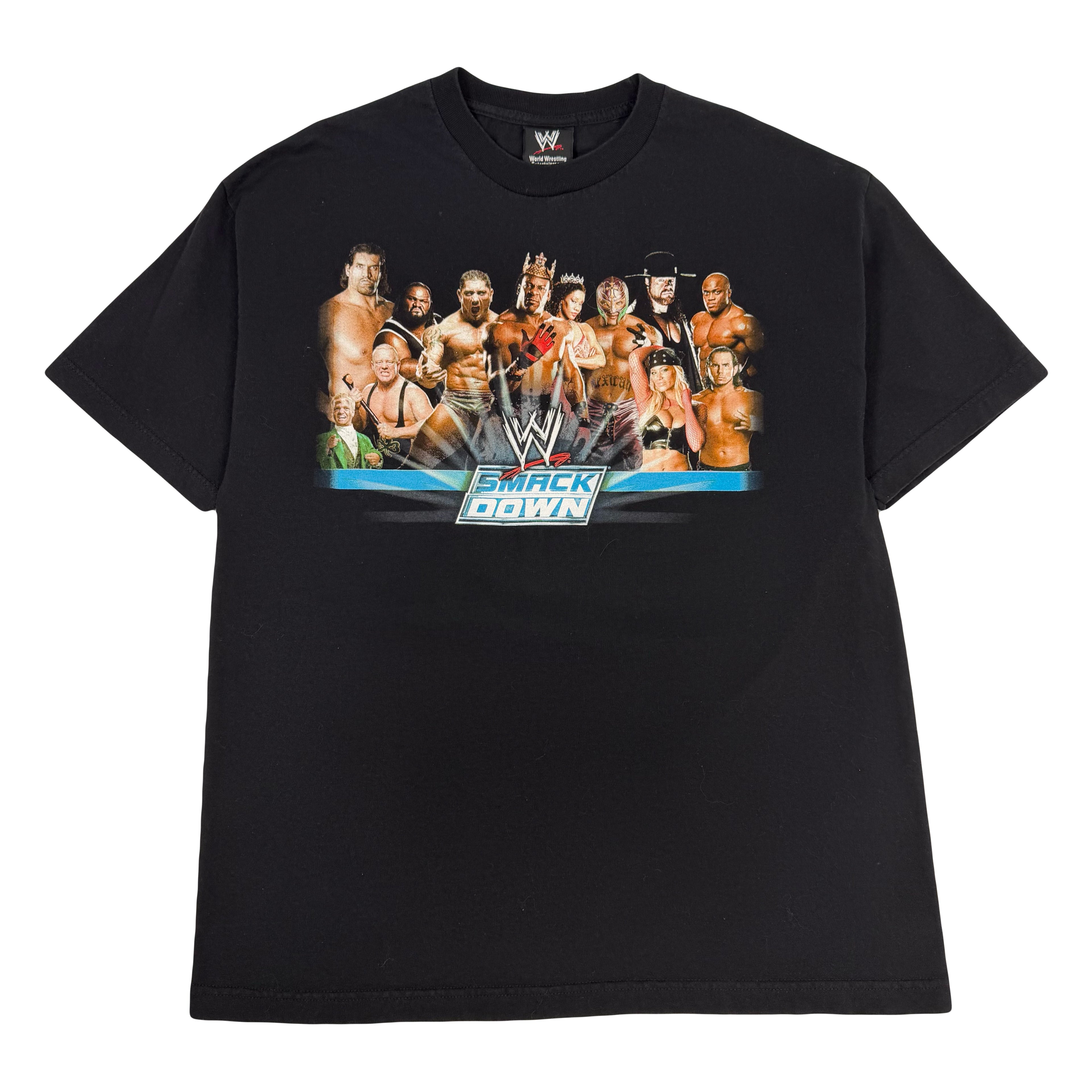 2002 WWE Smackdown Cast Graphic Tee XL