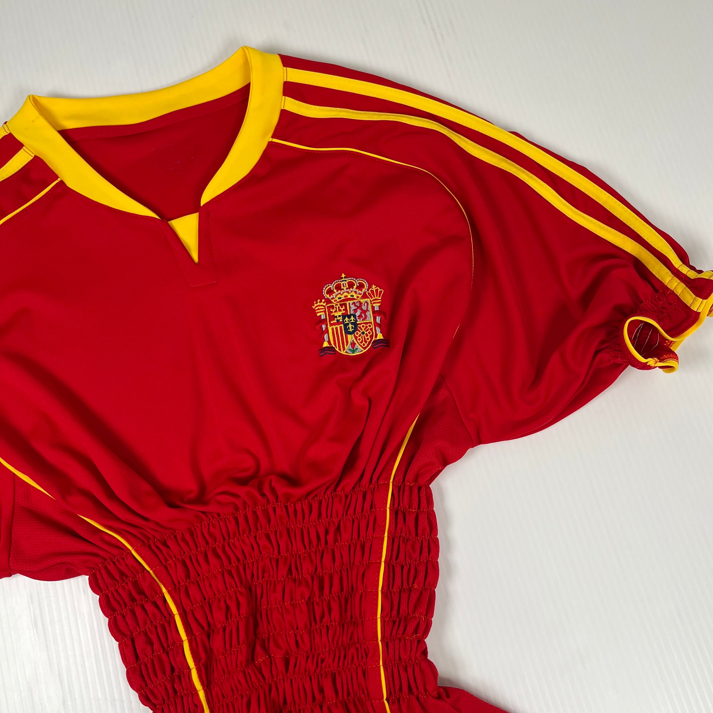 Rework Spain Shirred Jersey Dress Women's L