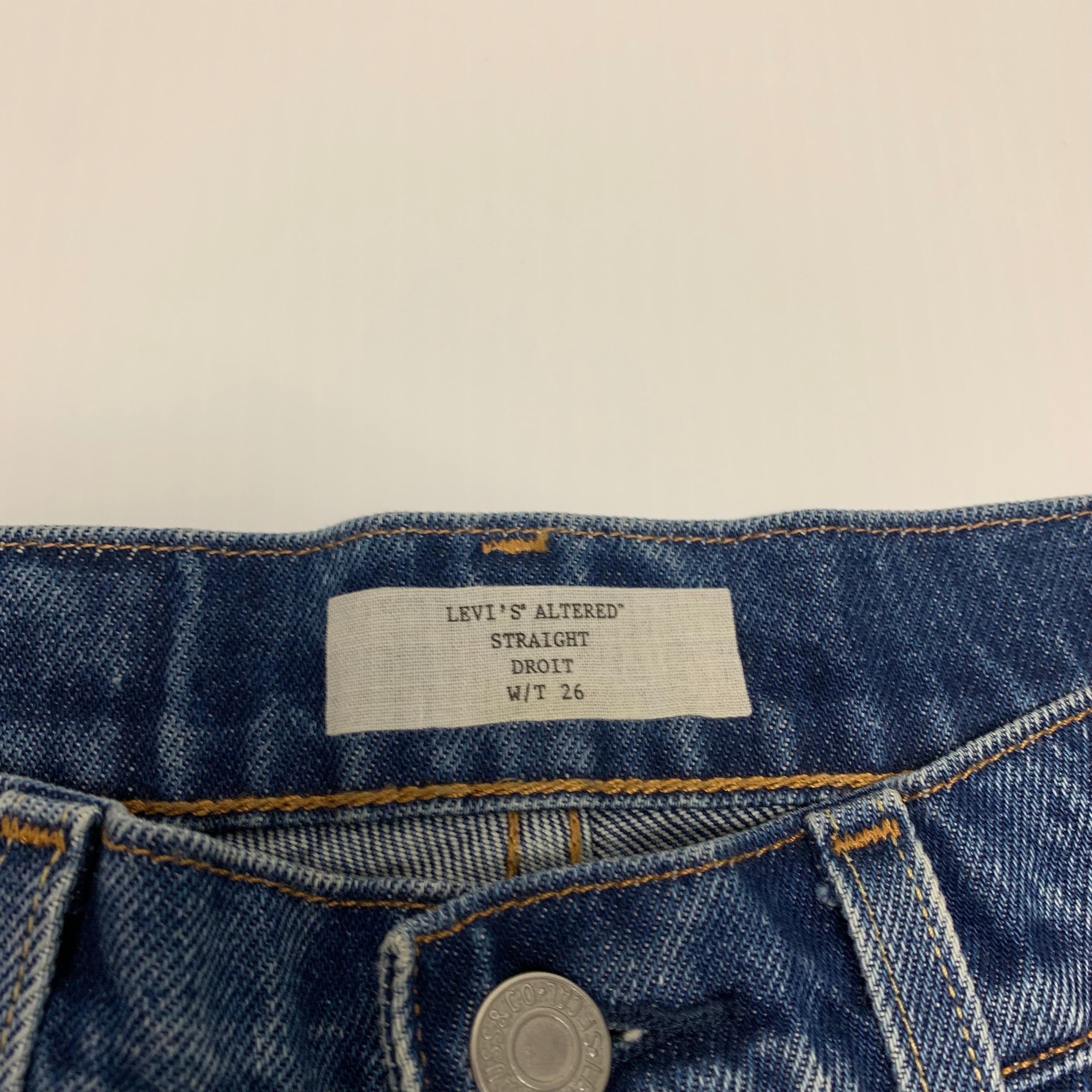 Levi’s Altered Straight Denim 26