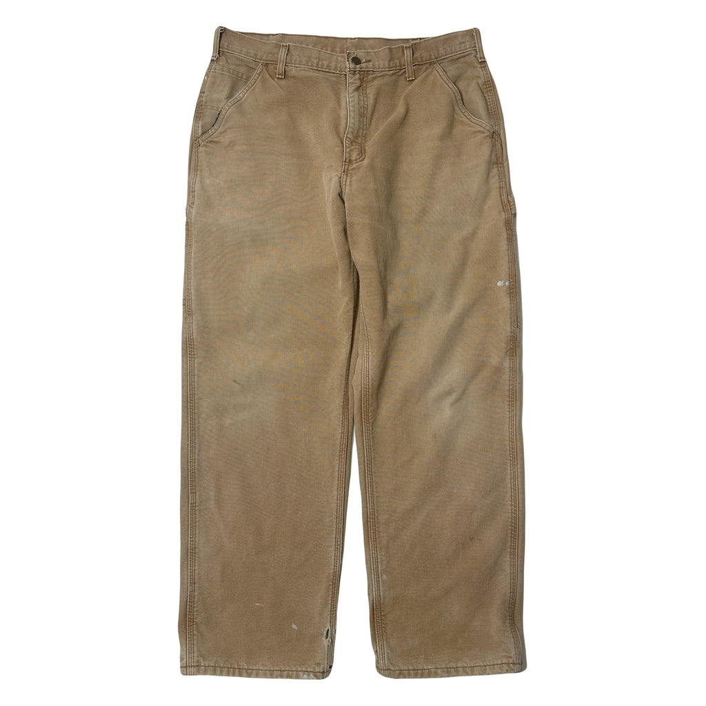 Vintage Carhartt Blanket Lined Carpenter Denim 34