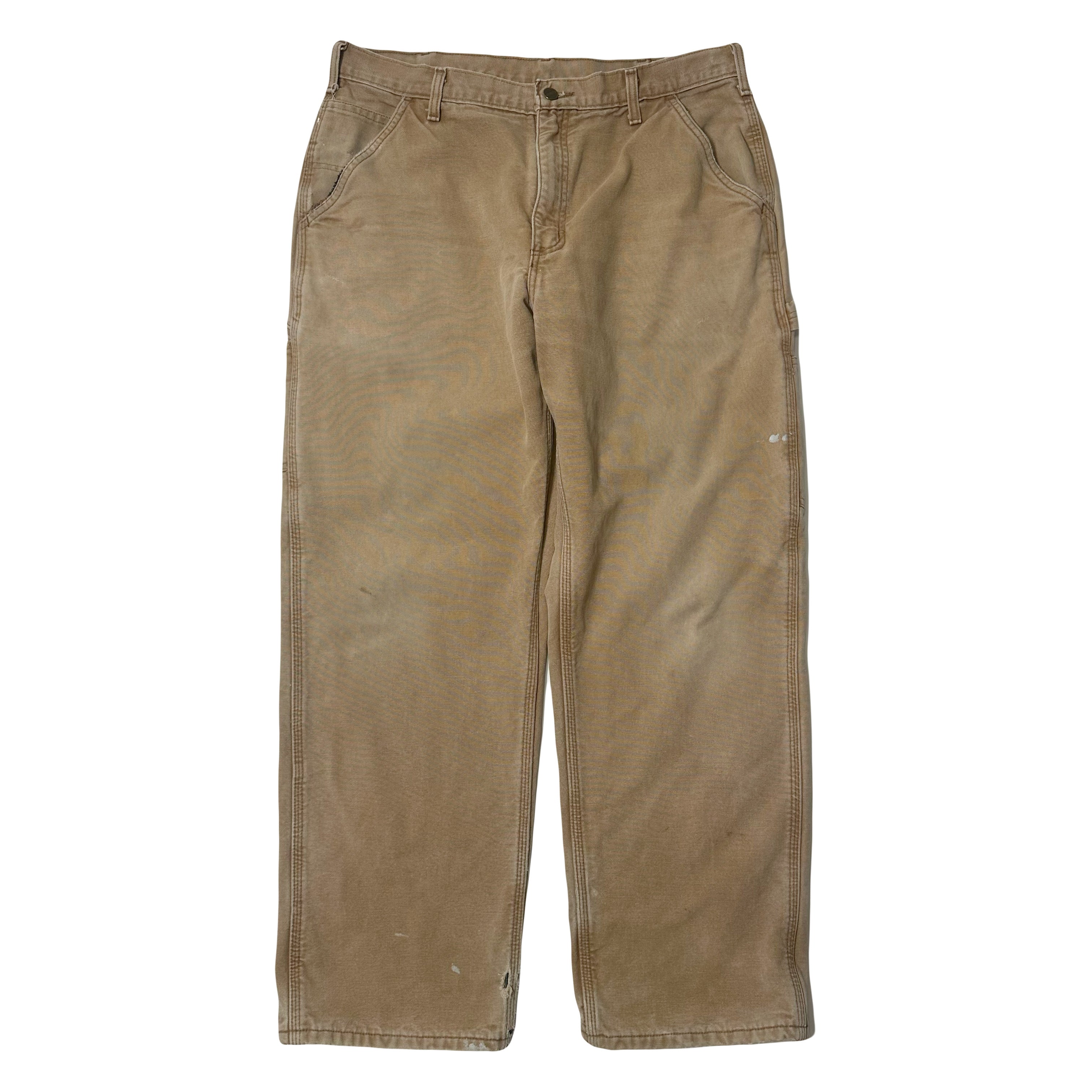 Vintage Carhartt Blanket Lined Carpenter Denim 34