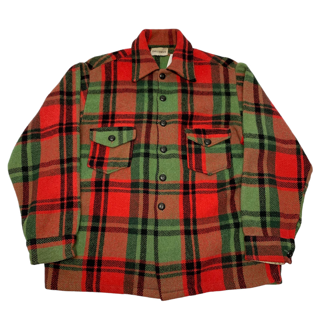 Vintage Christensen Wool Plaid Jacket M
