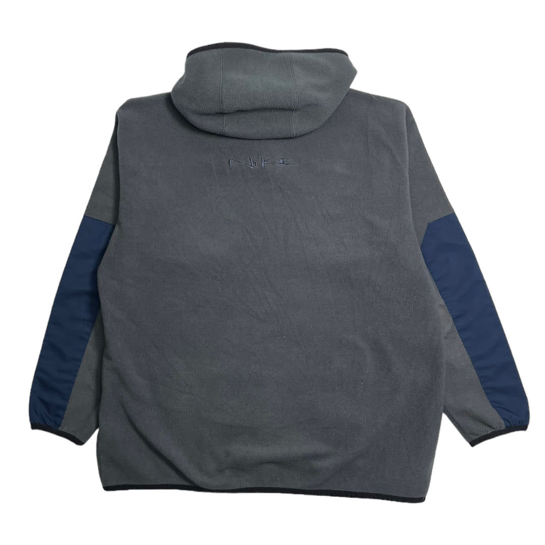 Y2K Nike Two Tone Fleece 1/4 Zip XL
