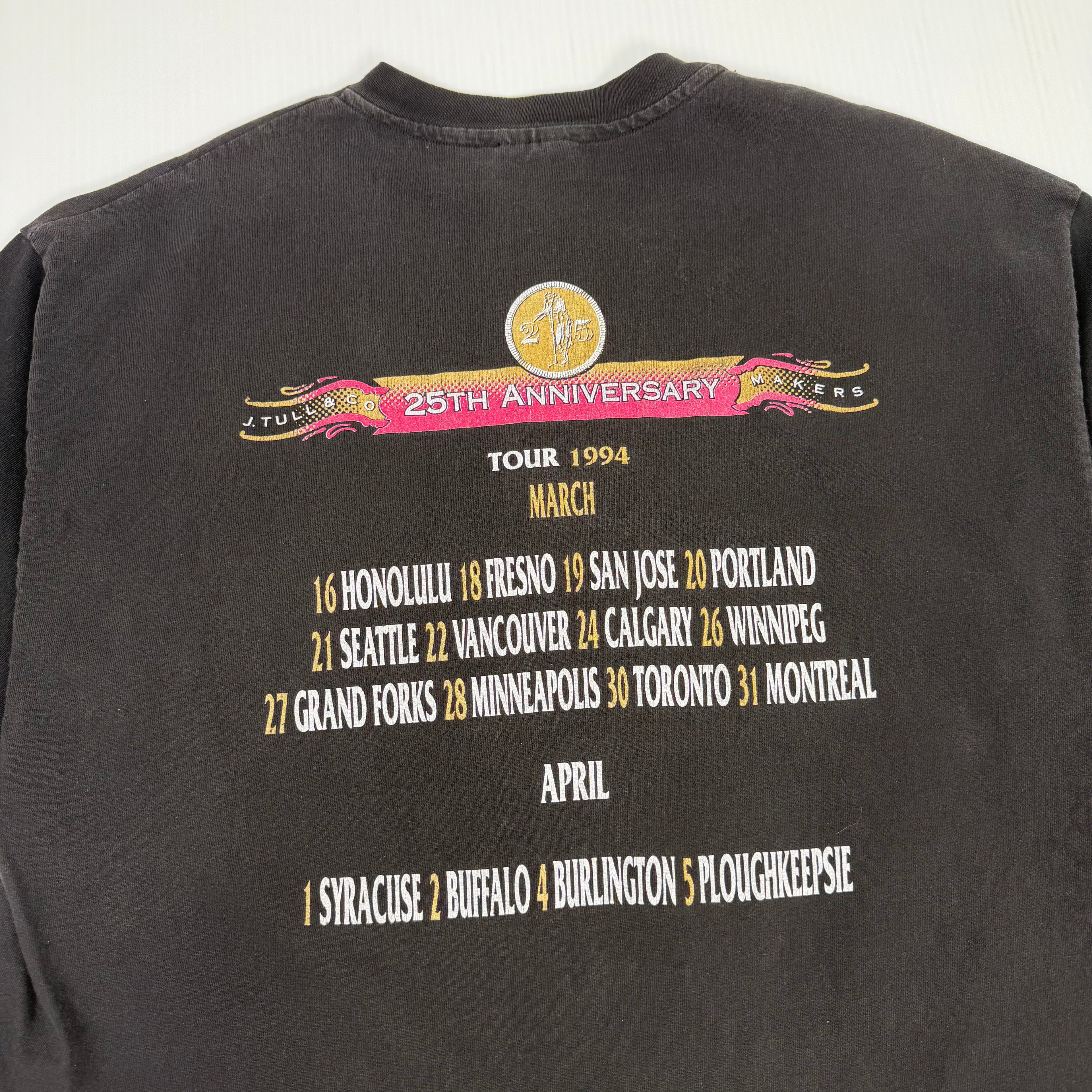90s Jethro Tull Anniversary Tour Tee XL