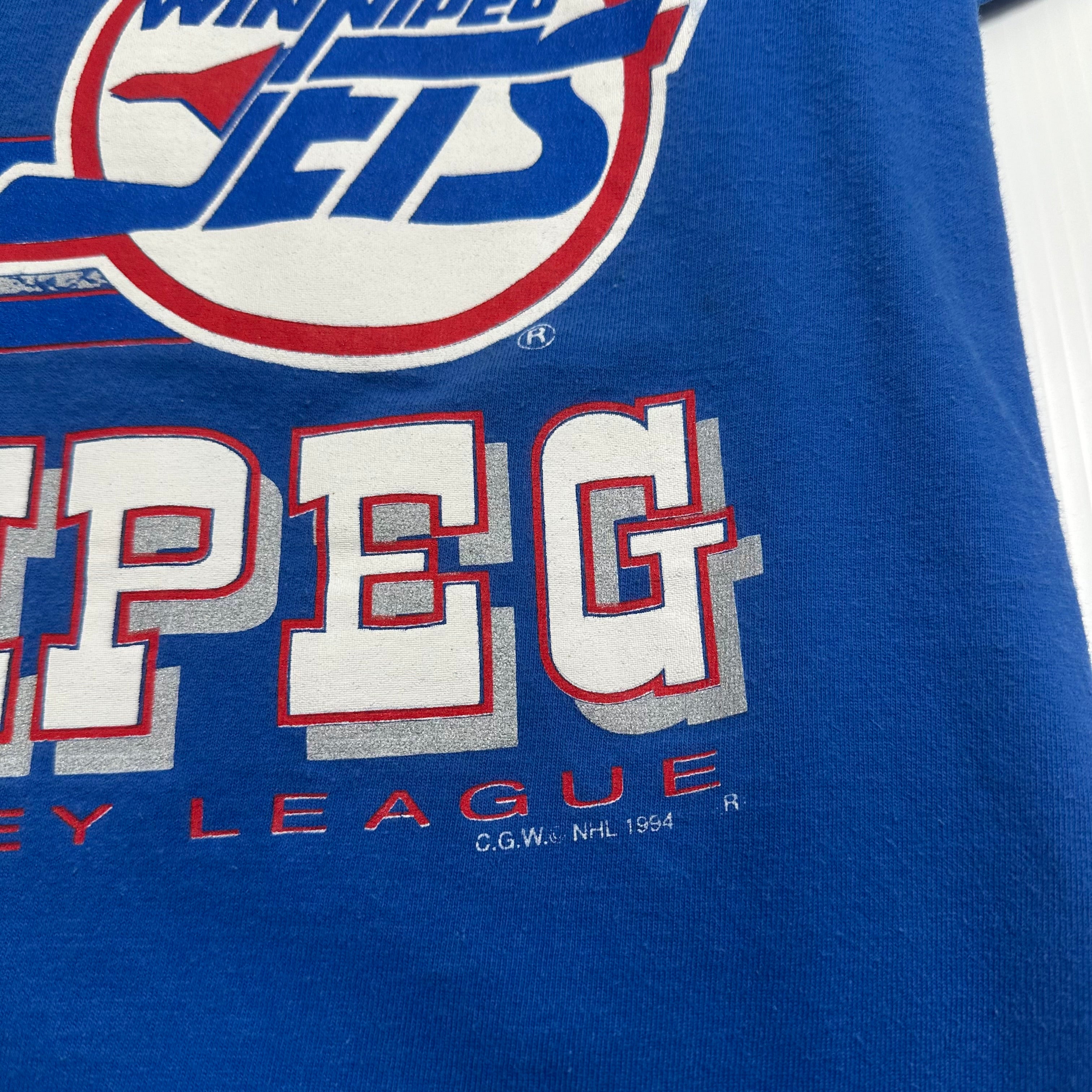 1994 NHL Winnipeg Jets Graphic Tee L