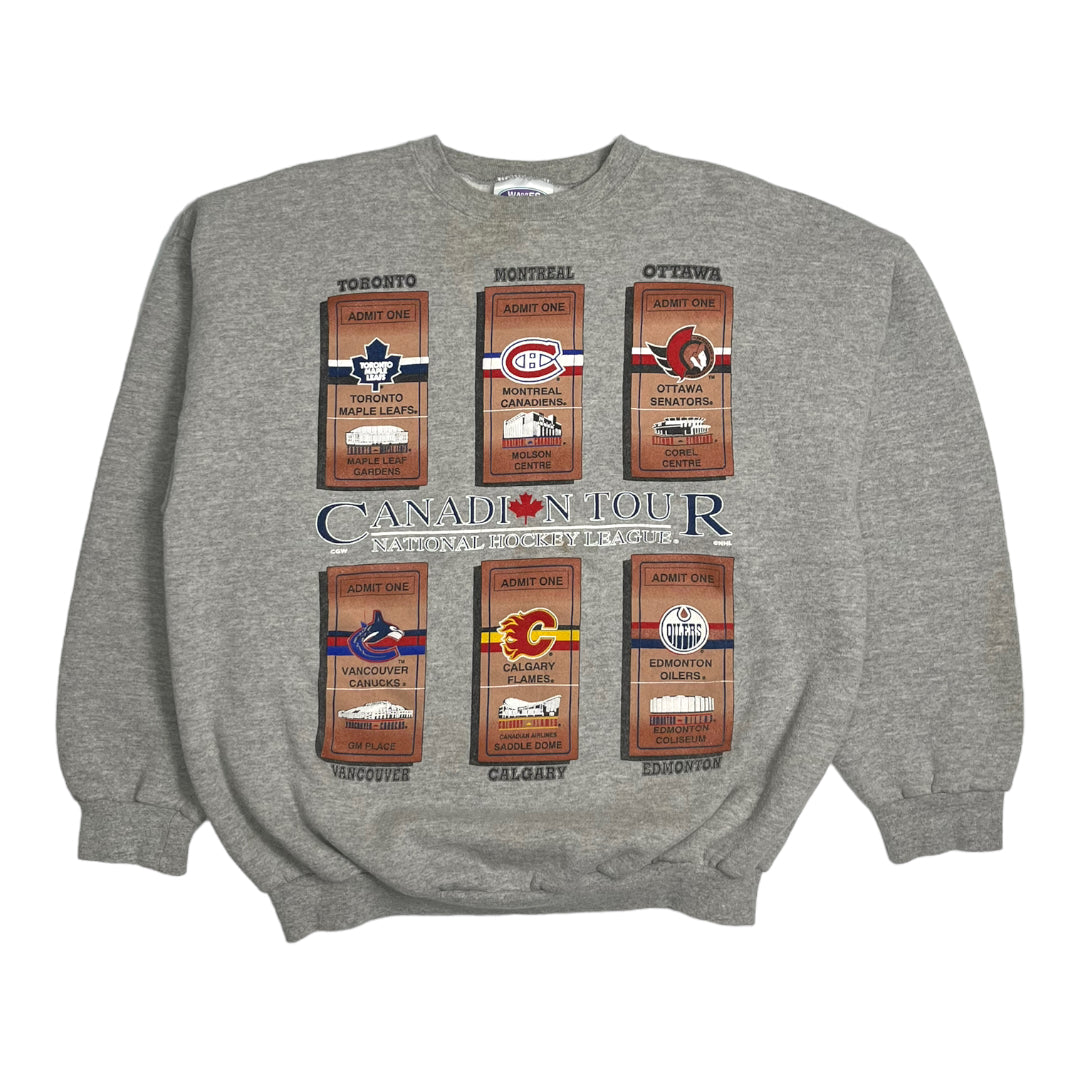 Vintage NHL Canadian Tour Crewneck XL