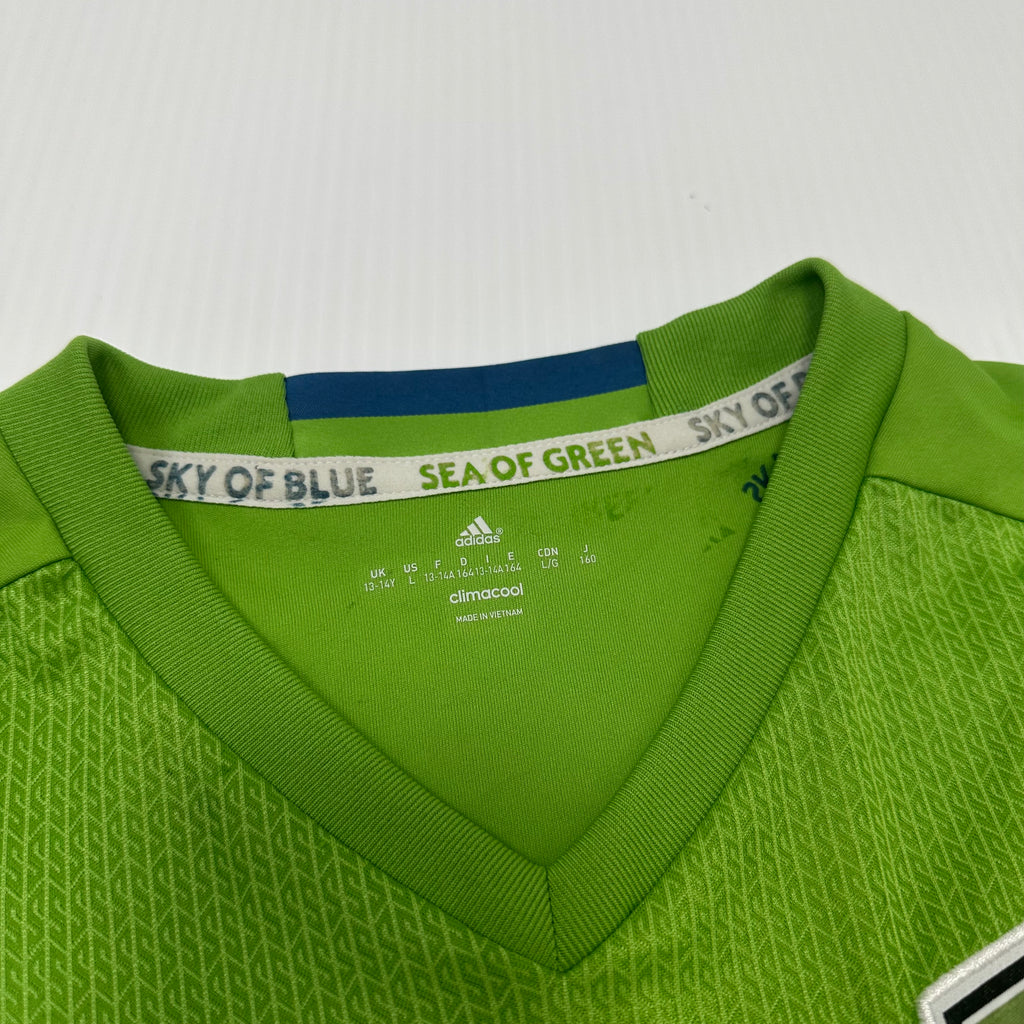 2016-17 Adidas Seattle Sounders MLS Home Kit Youth L