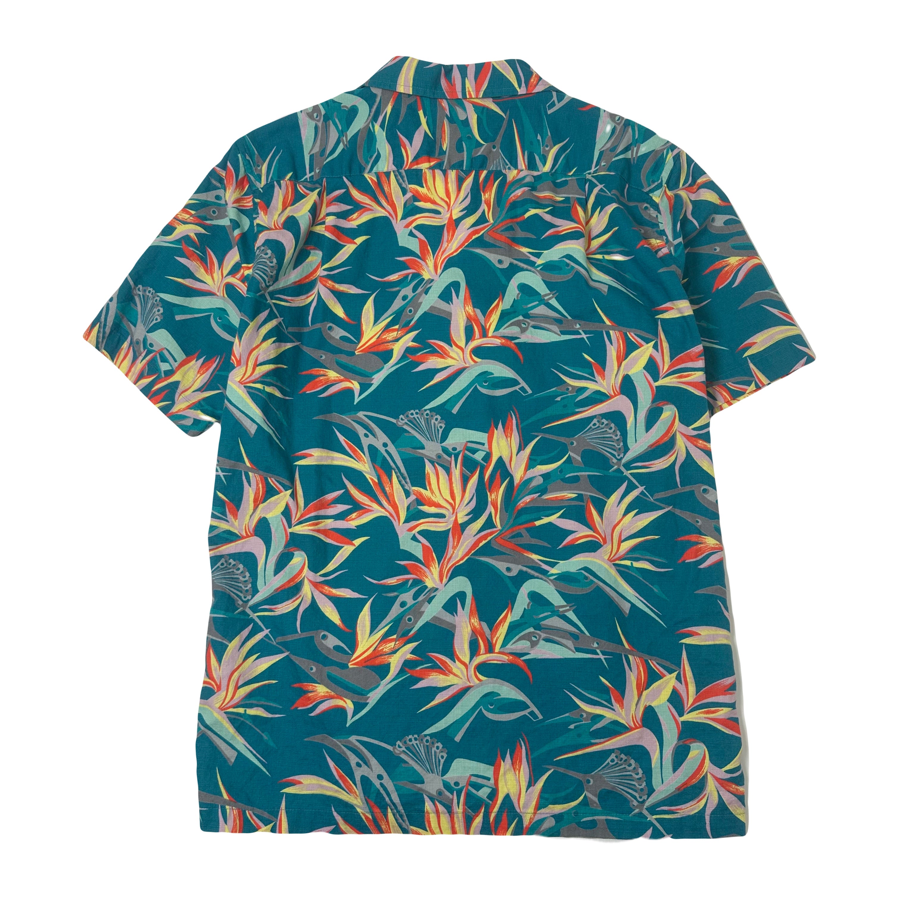 Patagonia Pataloha Floral Short Sleeve Button Up Shirt S