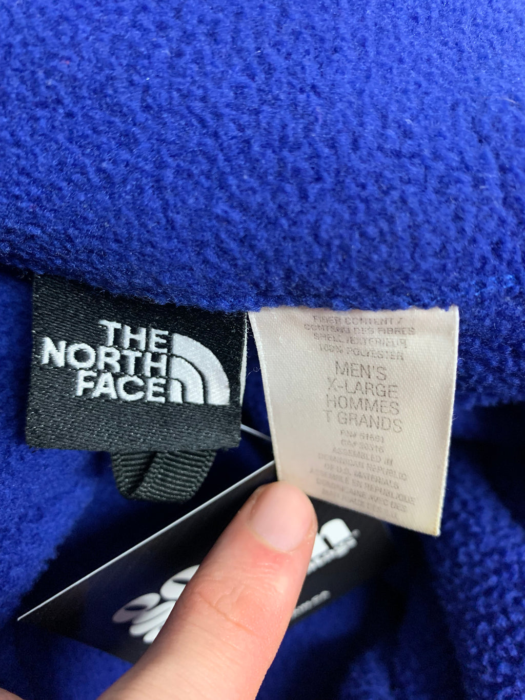 Vintage TNF Full Zip Fleece XL