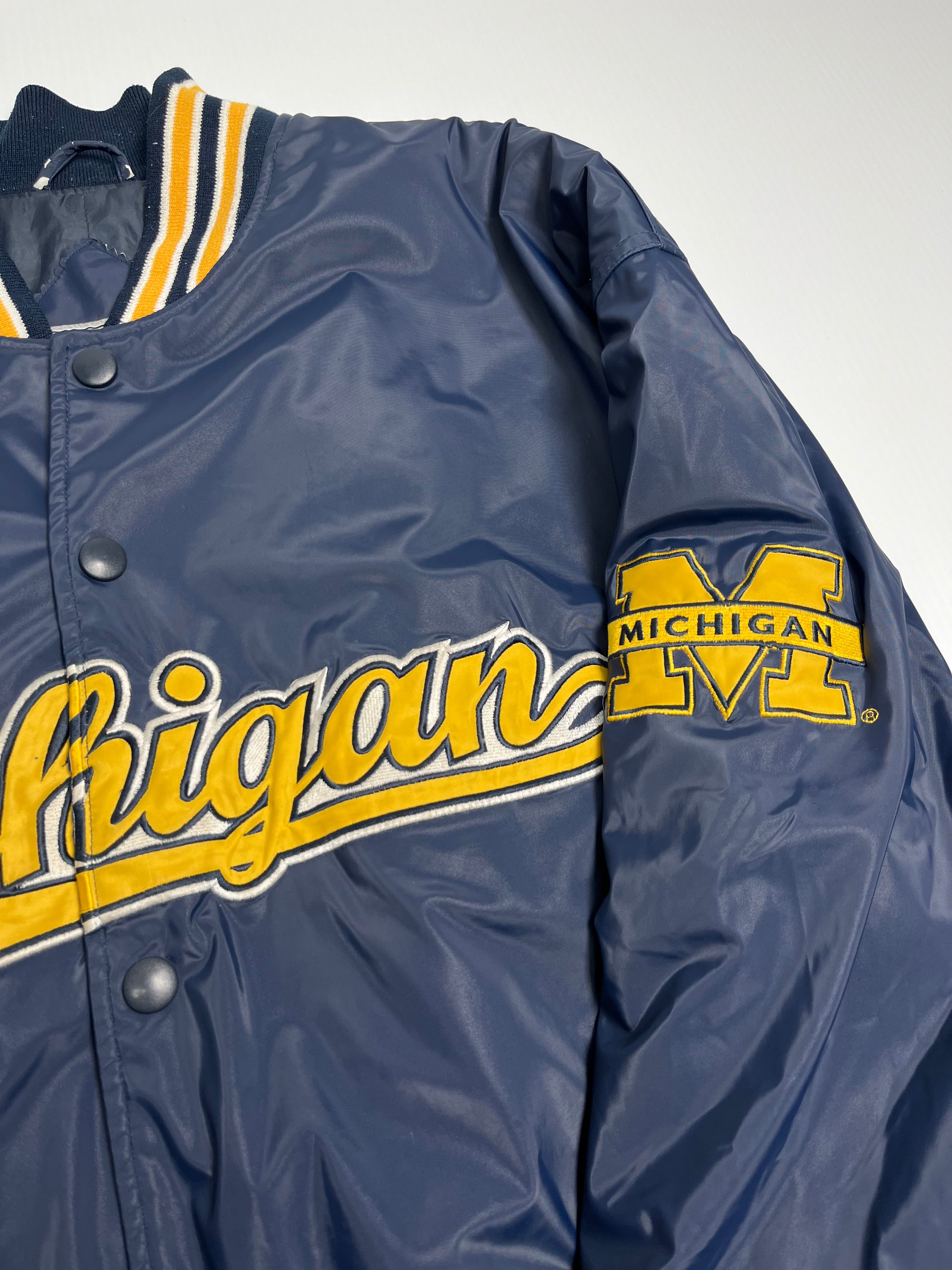 Y2K Michigan Wolverines Varsity Jacket XL