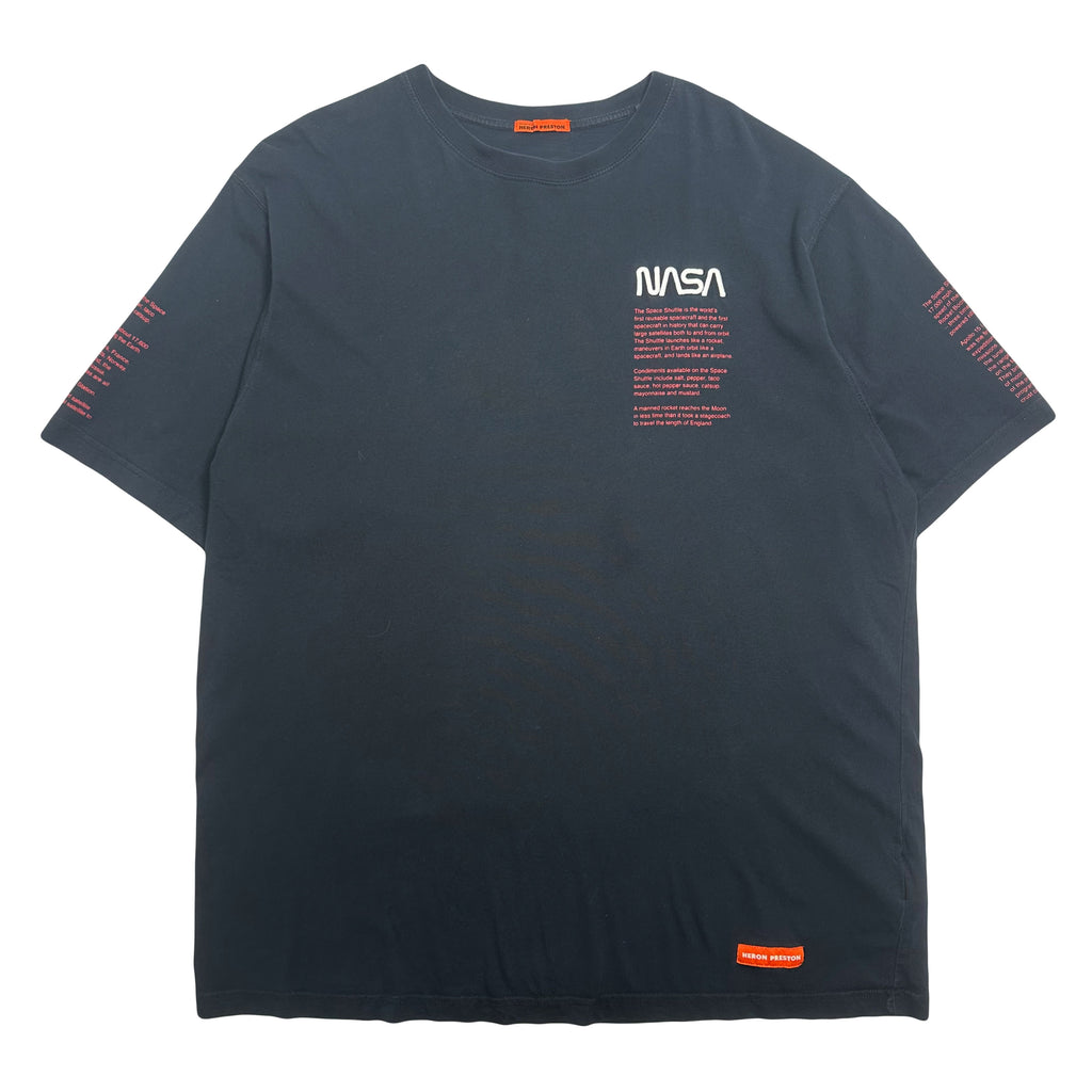 Heron Preston NASA Text Graphic Tee L