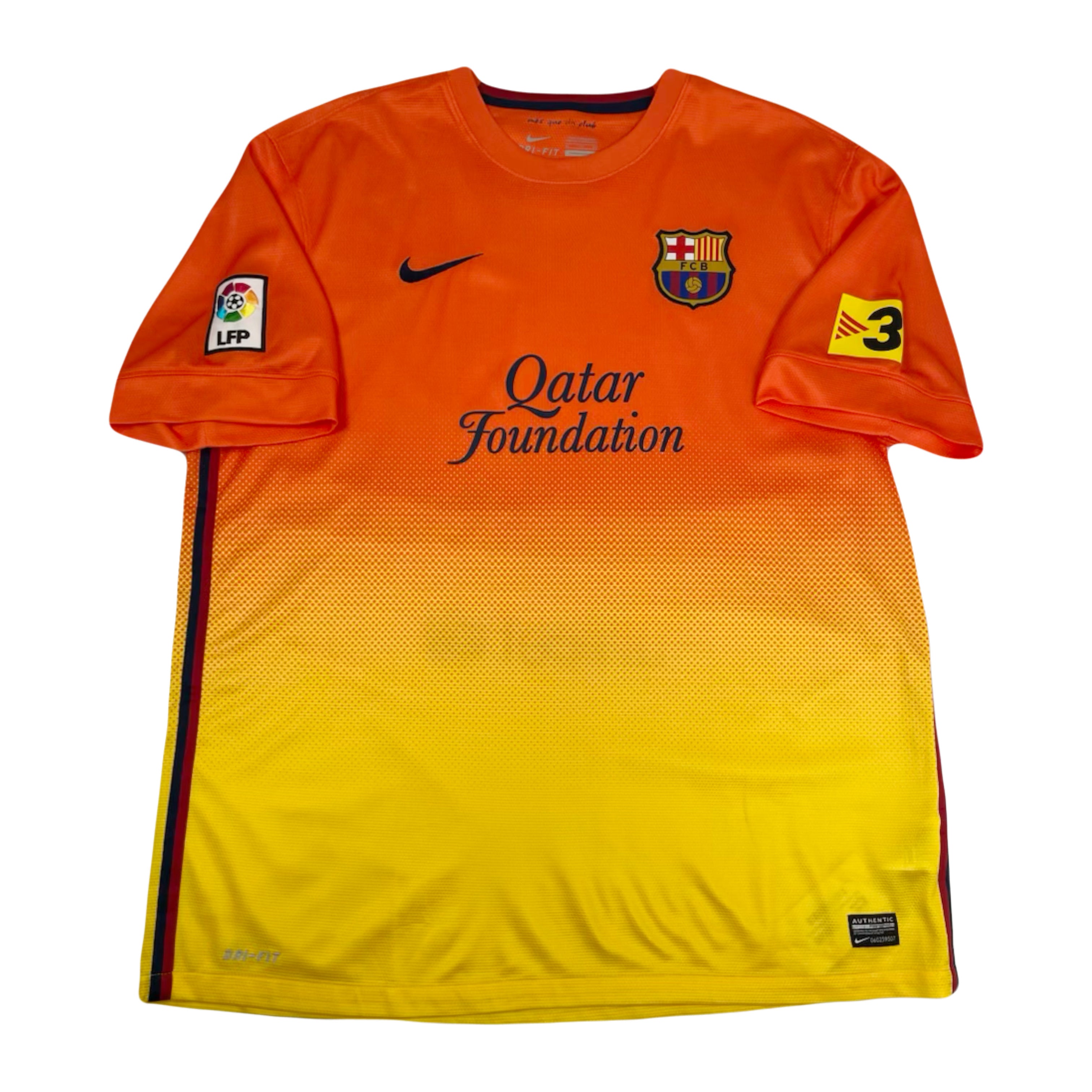 2012-13 FC Barcelona 2012 Away Kit XL