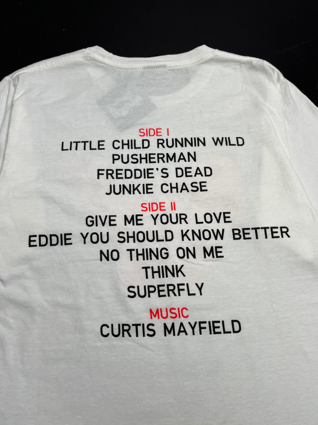 Stüssy Curtom Records Curtis Mayfield Tee S