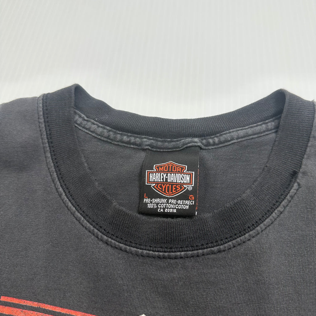 Vintage Harley Davidson Yorkton Saskatchewan Graphic Tee L
