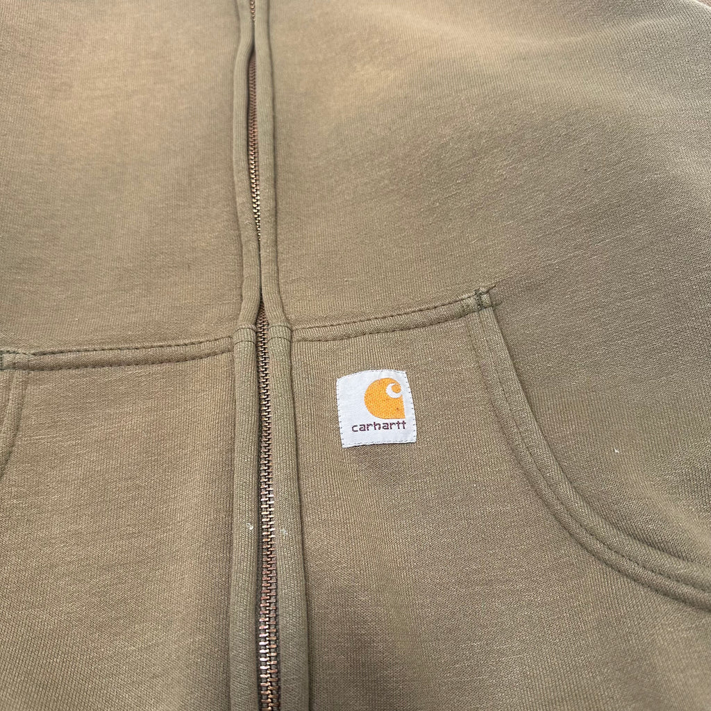 Vintage Carhartt Thermal Lined Zip Hoodie M