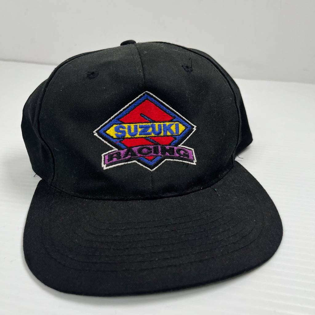 Vintage Suzuki Racing Snapback Hat