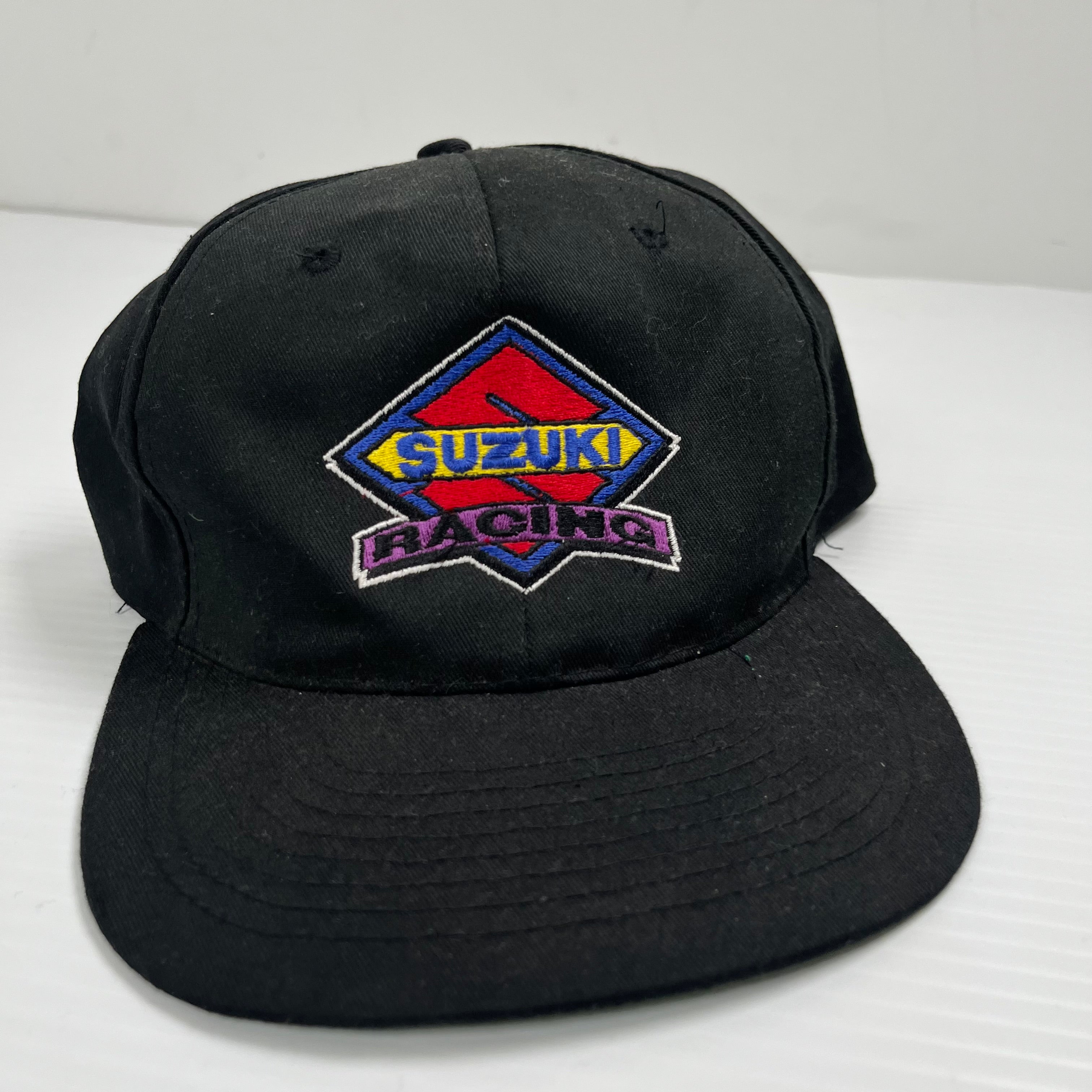 Vintage Suzuki Racing Snapback Hat