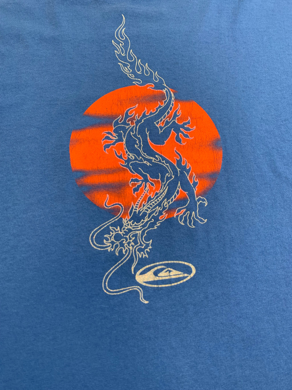 Vintage Quiksilver Dragon Surf Graphic Tee M