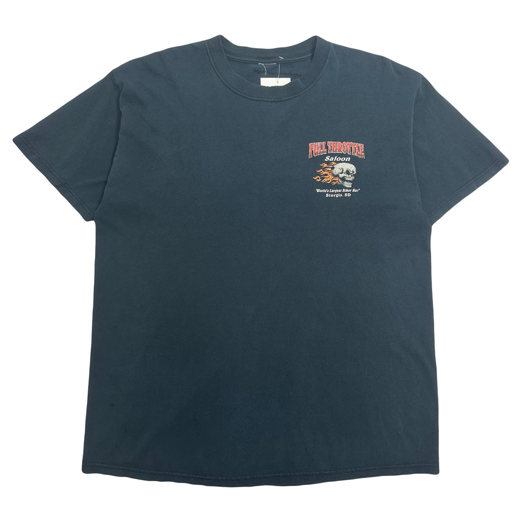2002 Sturgis Full Throttle Saloon Distressed Tee L