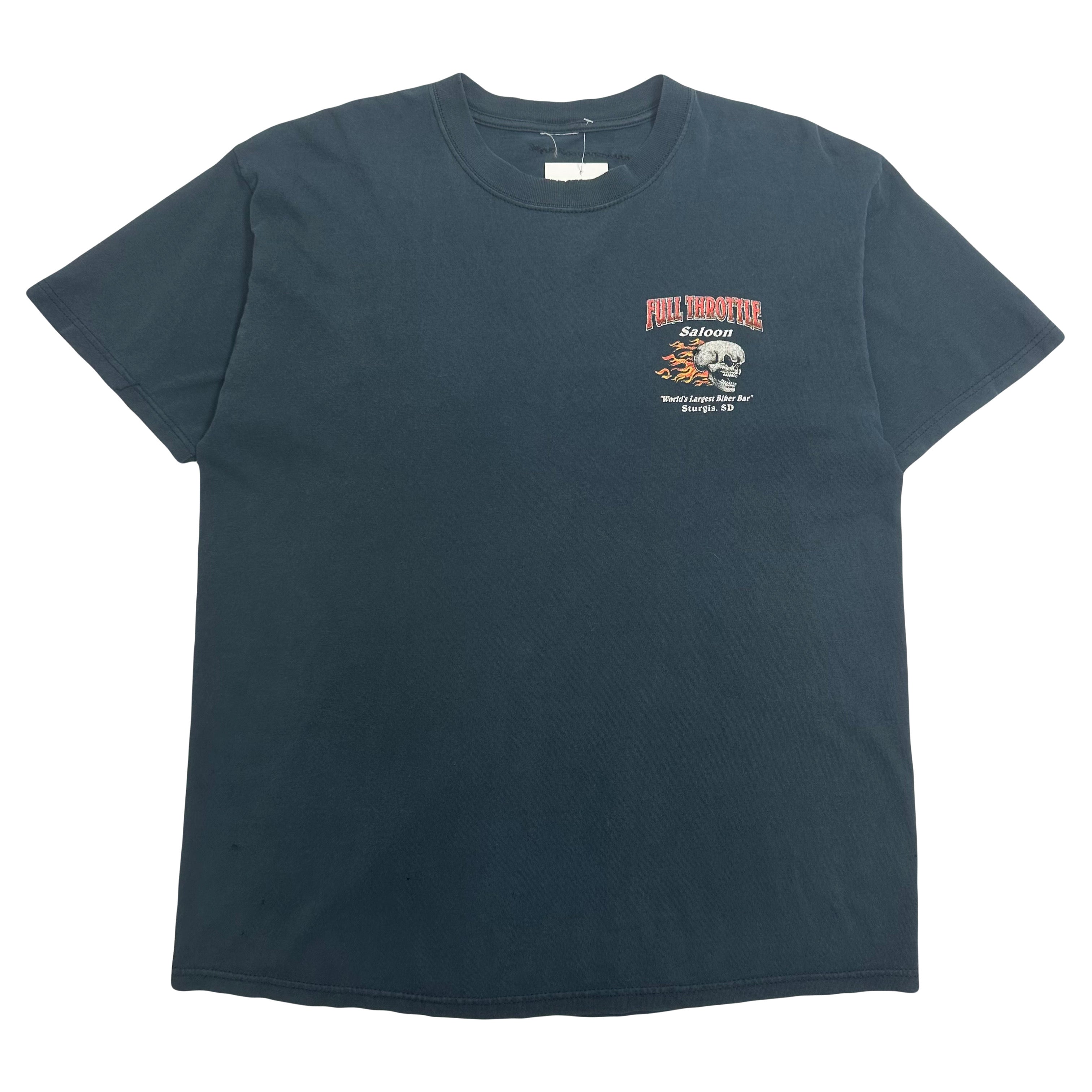2002 Sturgis Full Throttle Saloon Distressed Tee L