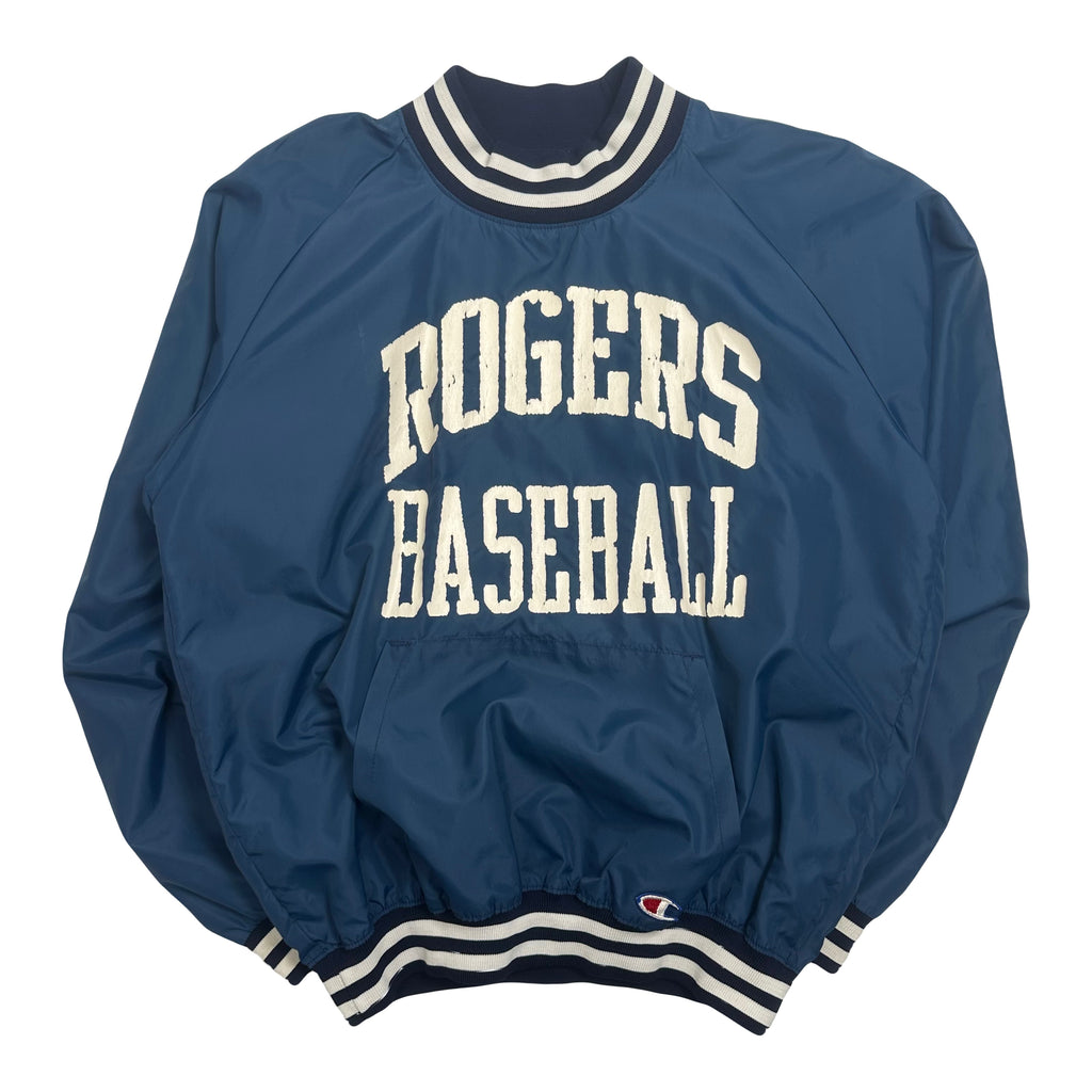 Vintage Champion Rogers Baseball Coach Pullover Jacket L